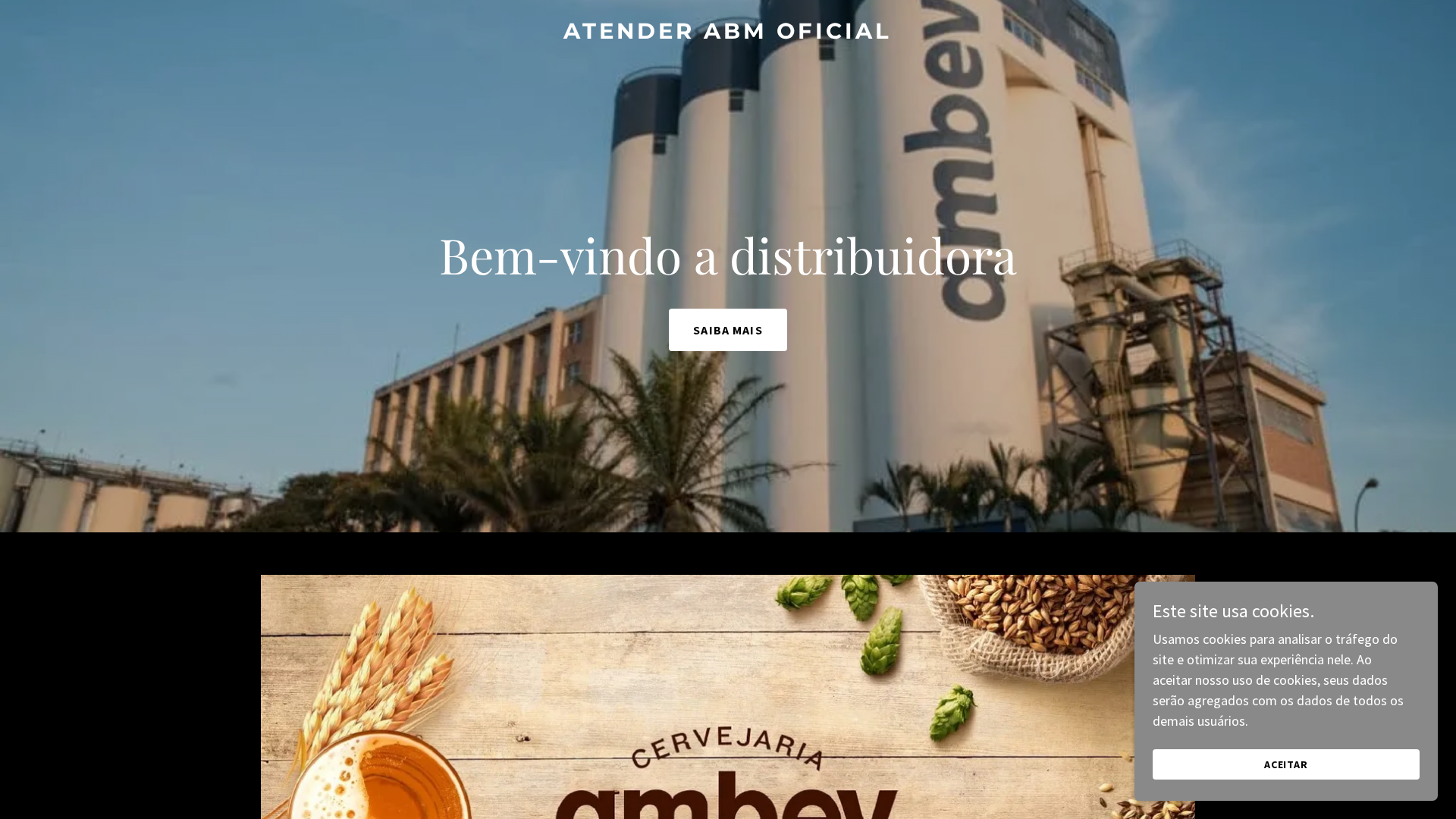 Screenshot of atenderbmoficial.com