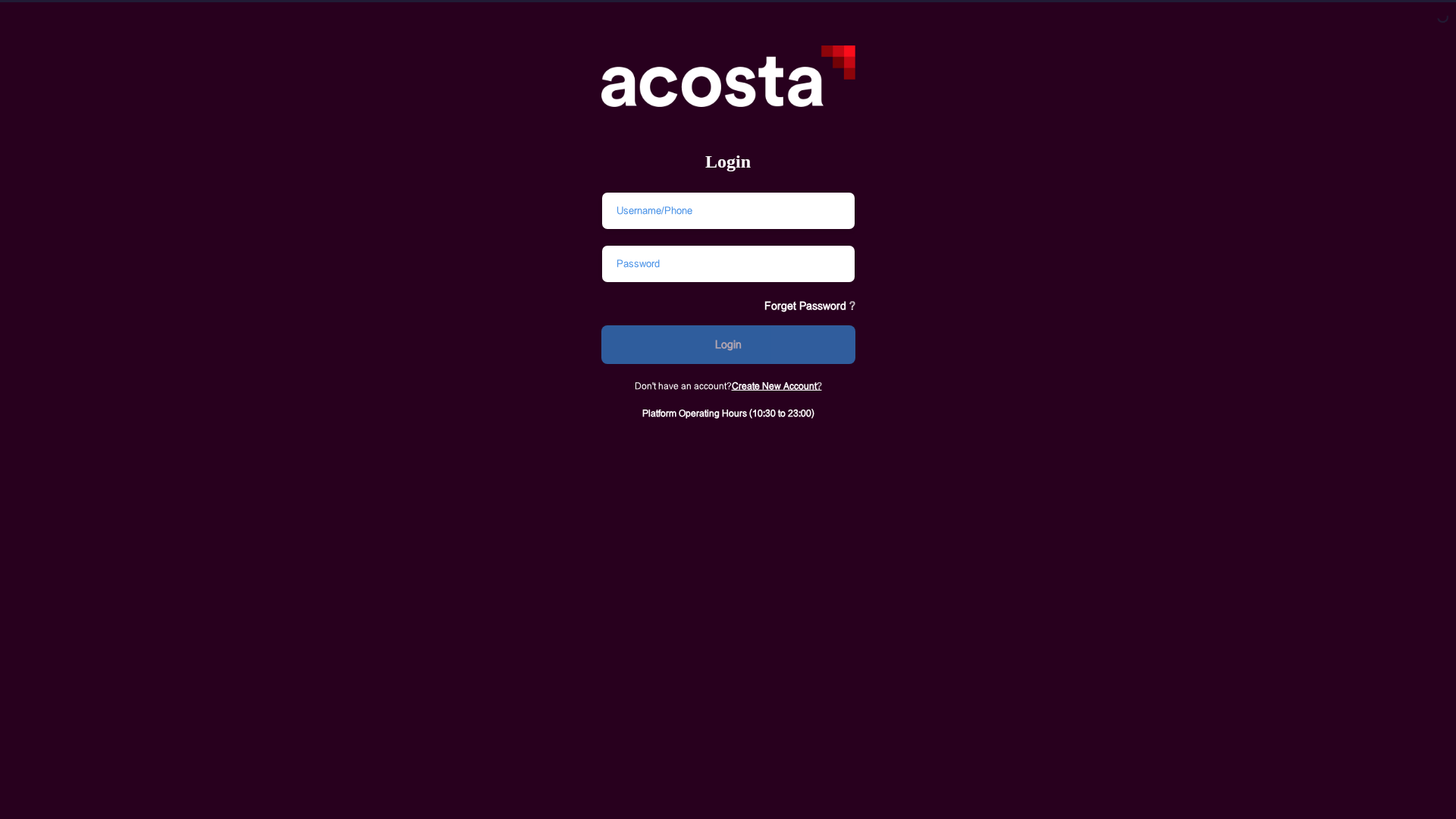 Screenshot of acosta-work.com