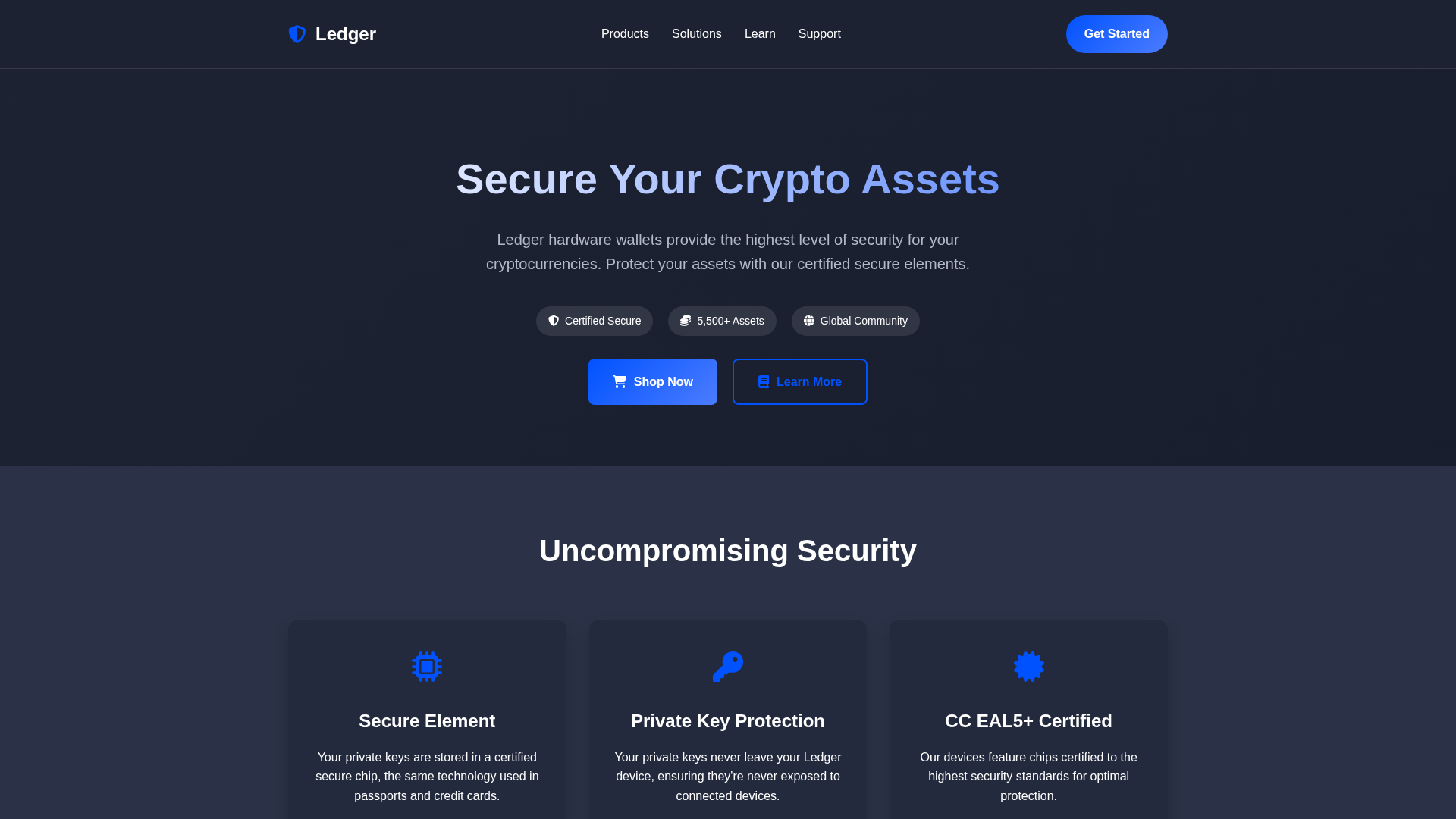 Screenshot of folio-ledger-hardware-wallet.pages.dev