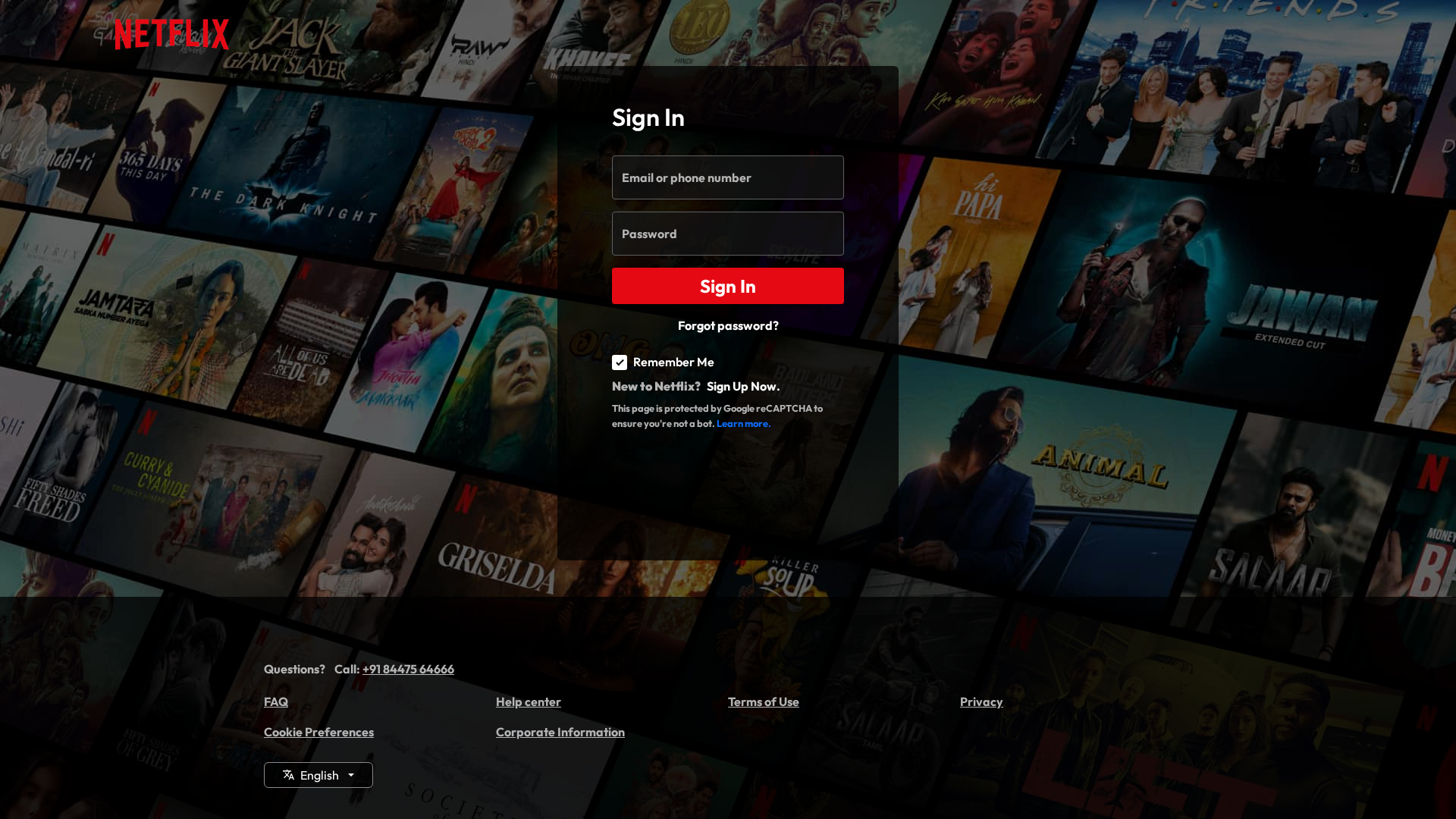 Screenshot of netflix-clone-byvishnu.vercel.app
