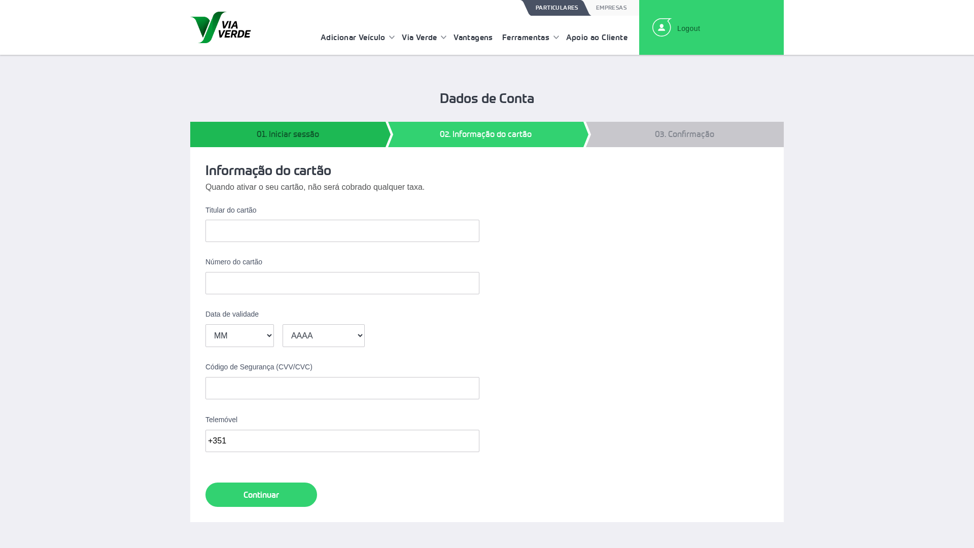 Screenshot of viaverde-seguranca.com