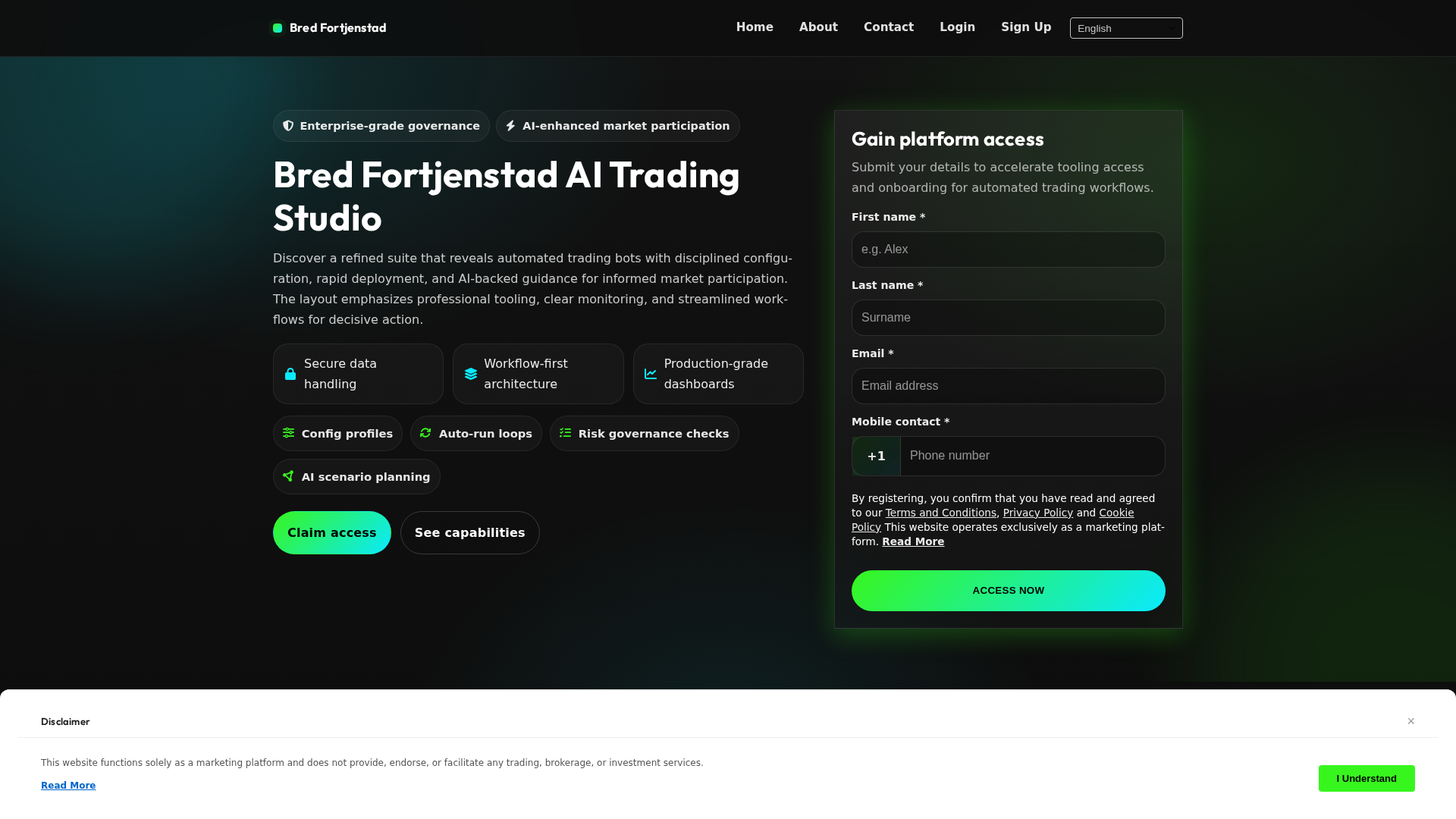 Screenshot of bredfortjenstad.pro