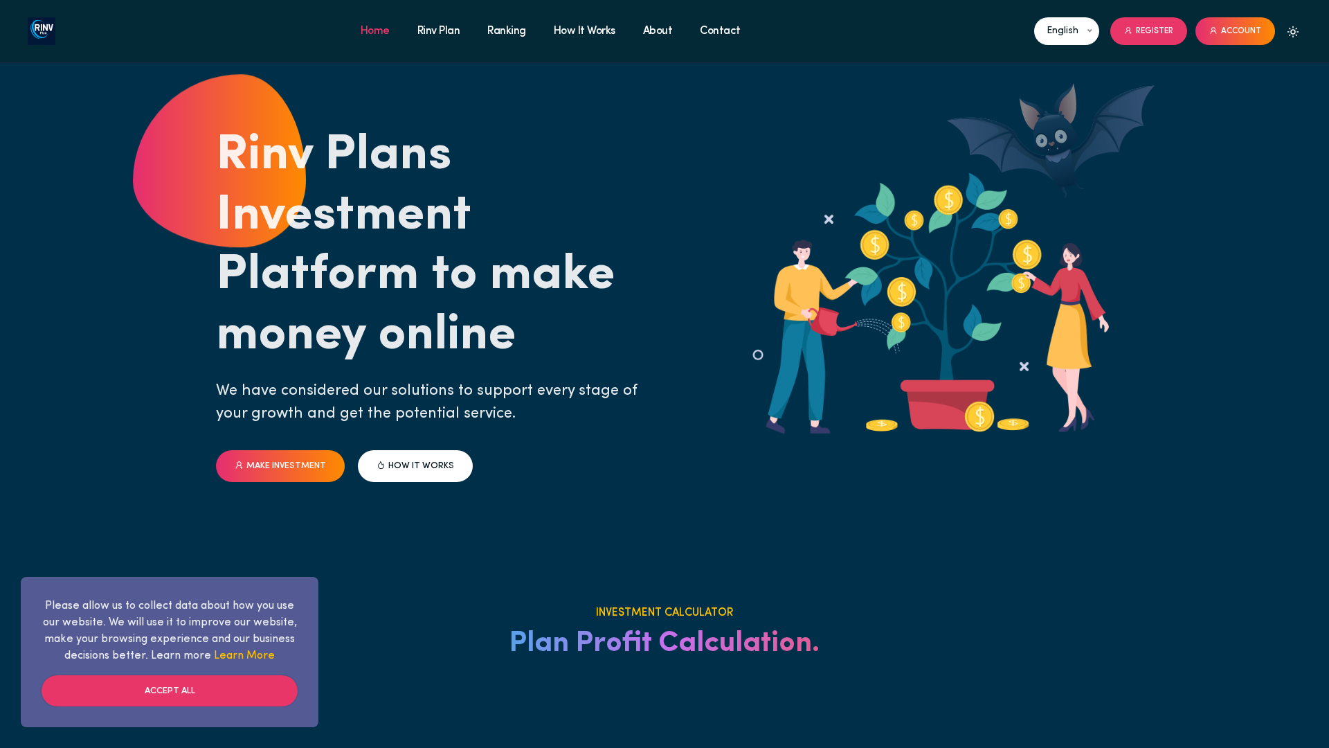Screenshot of rinvplans.com