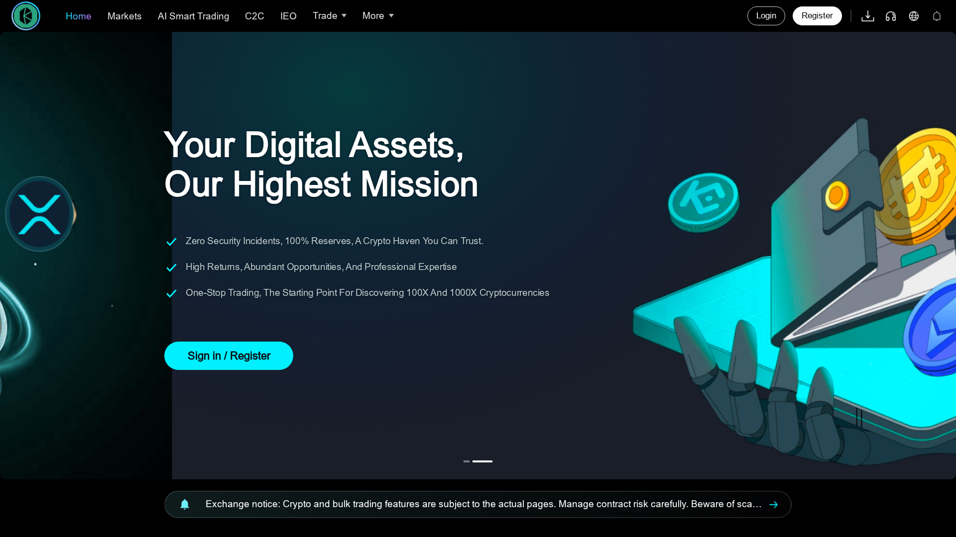 Screenshot of kybers-web.com