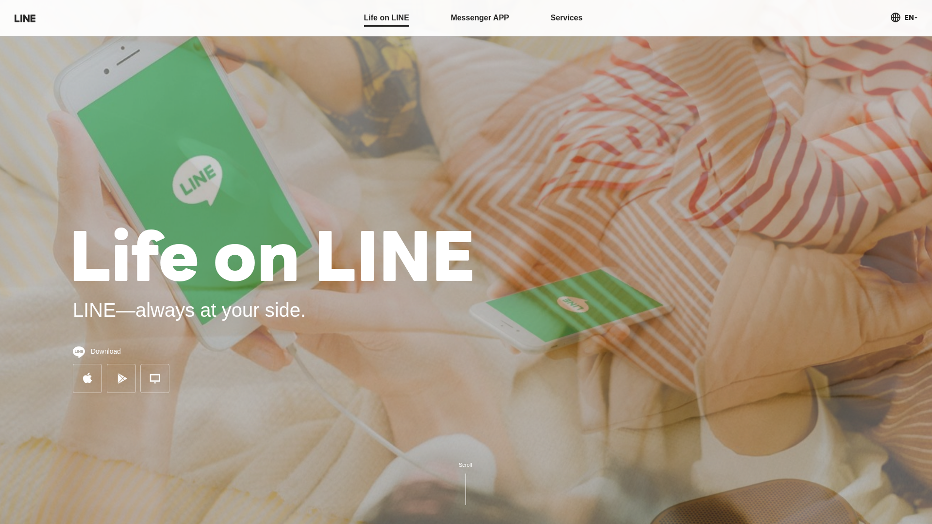 Screenshot of linelogin.me