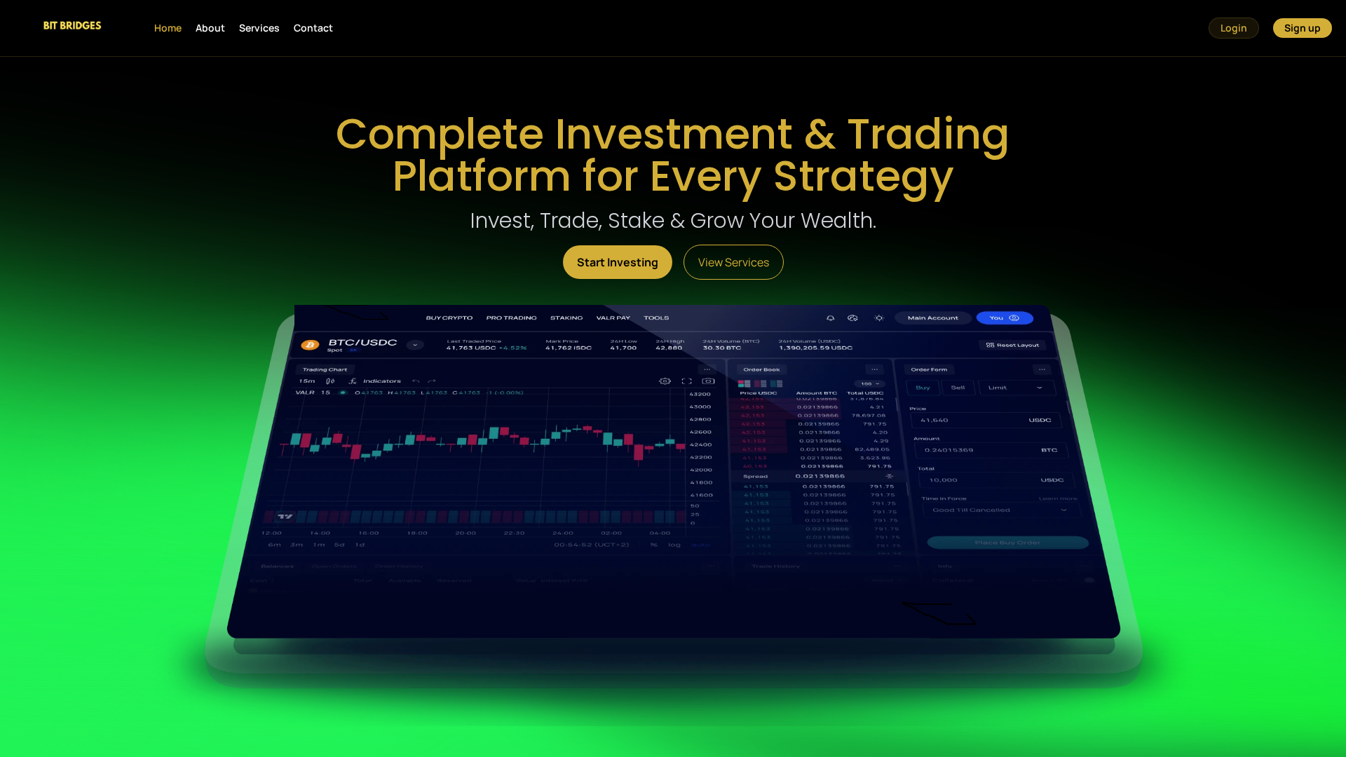 Screenshot of bitbridges.online