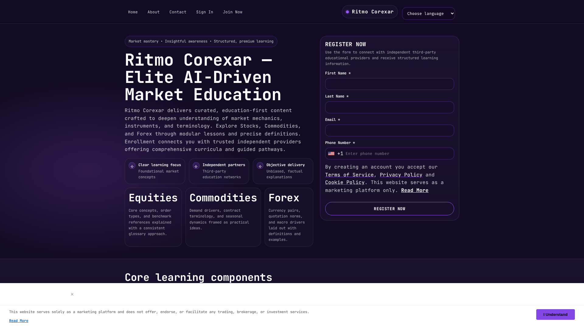 Screenshot of ritmocorexar.click