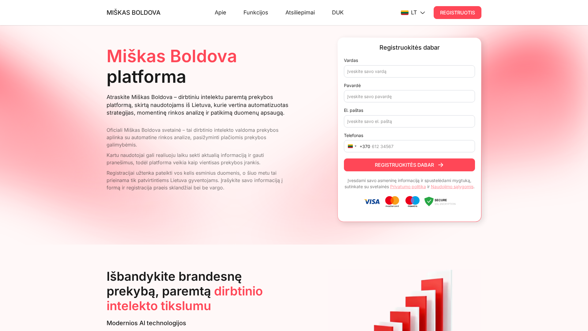 Screenshot of miskas-boldova.com