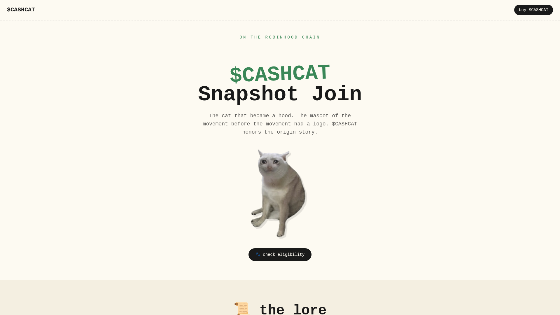 Screenshot of cashcatcoins.com