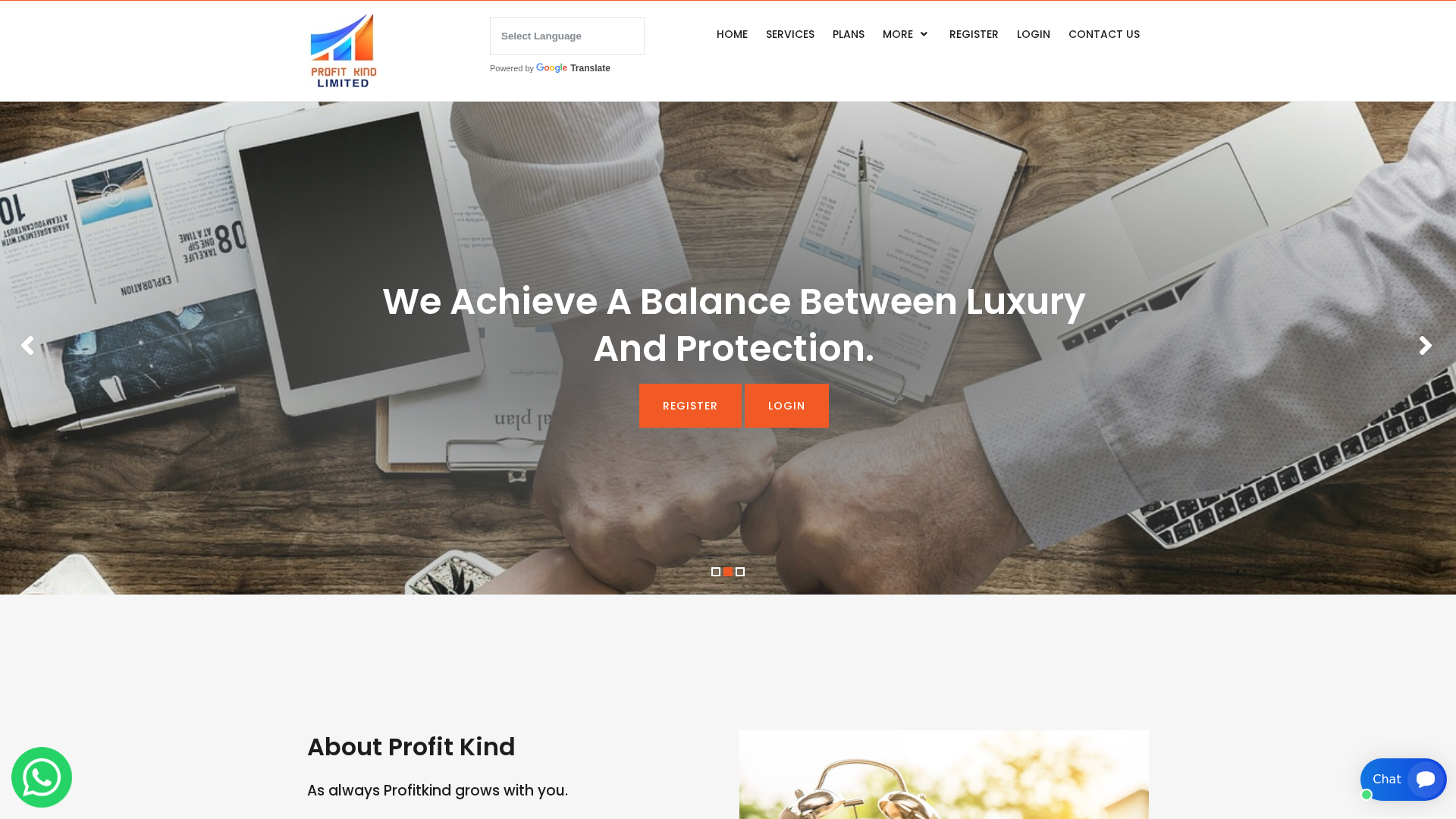 Screenshot of profitkind.com