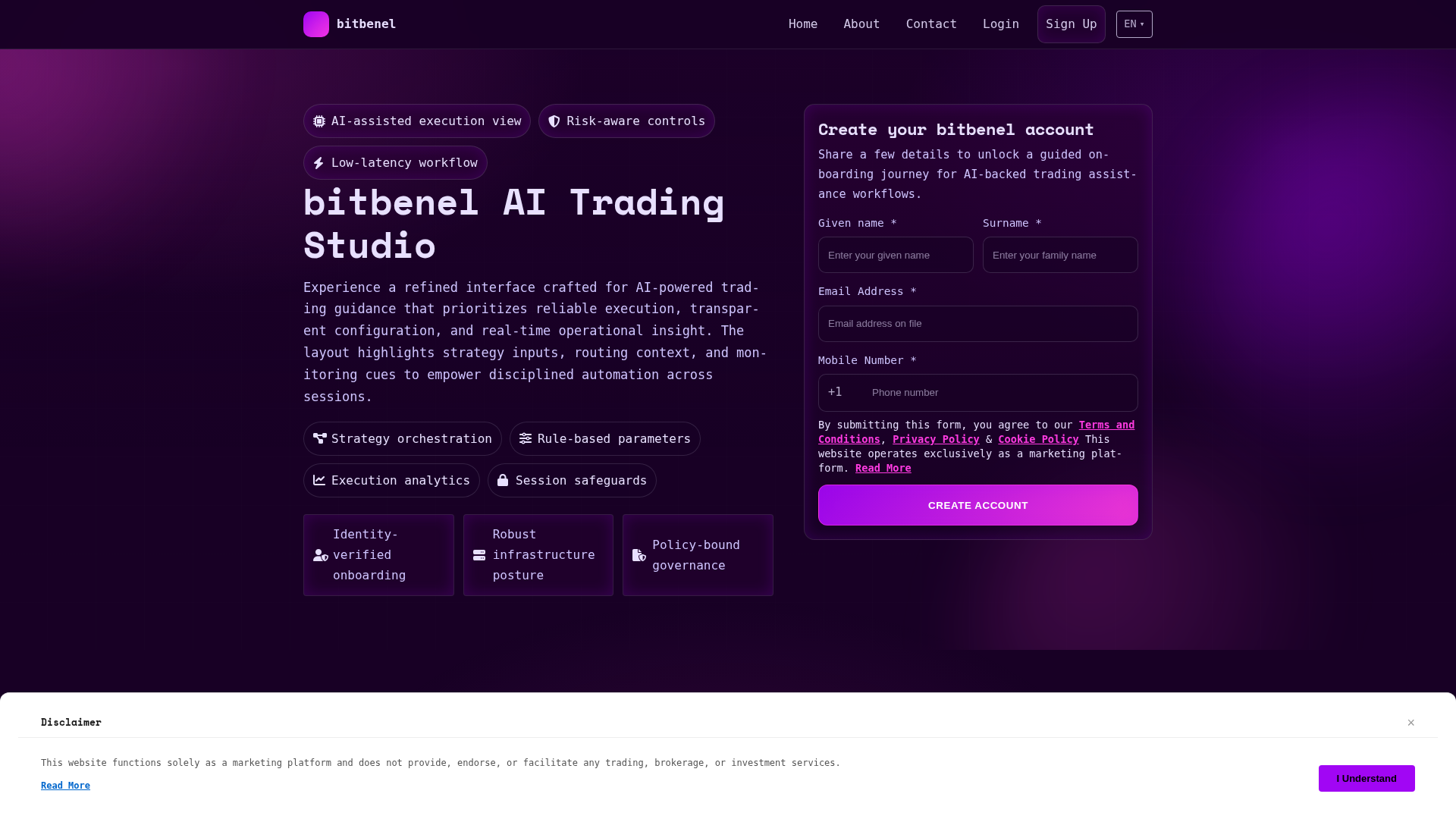 Screenshot of bitbenel.pro