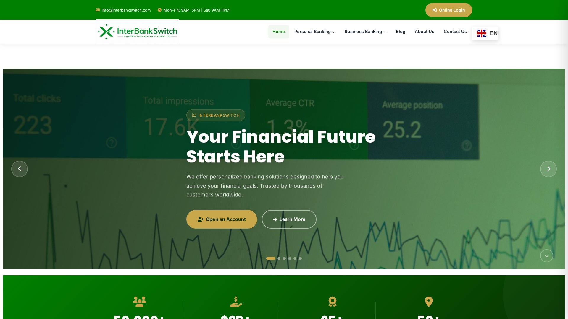 Screenshot of interbankswitch.com