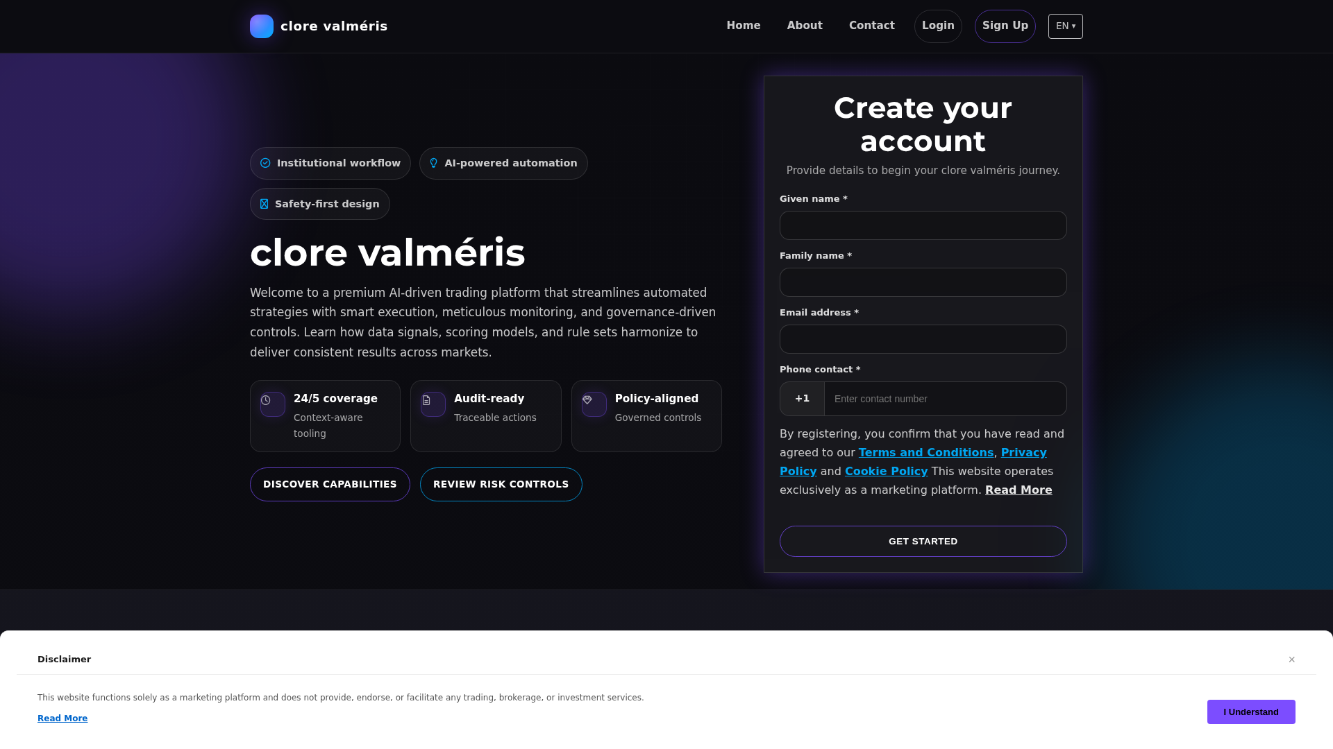 Screenshot of clorevalmeris.pro