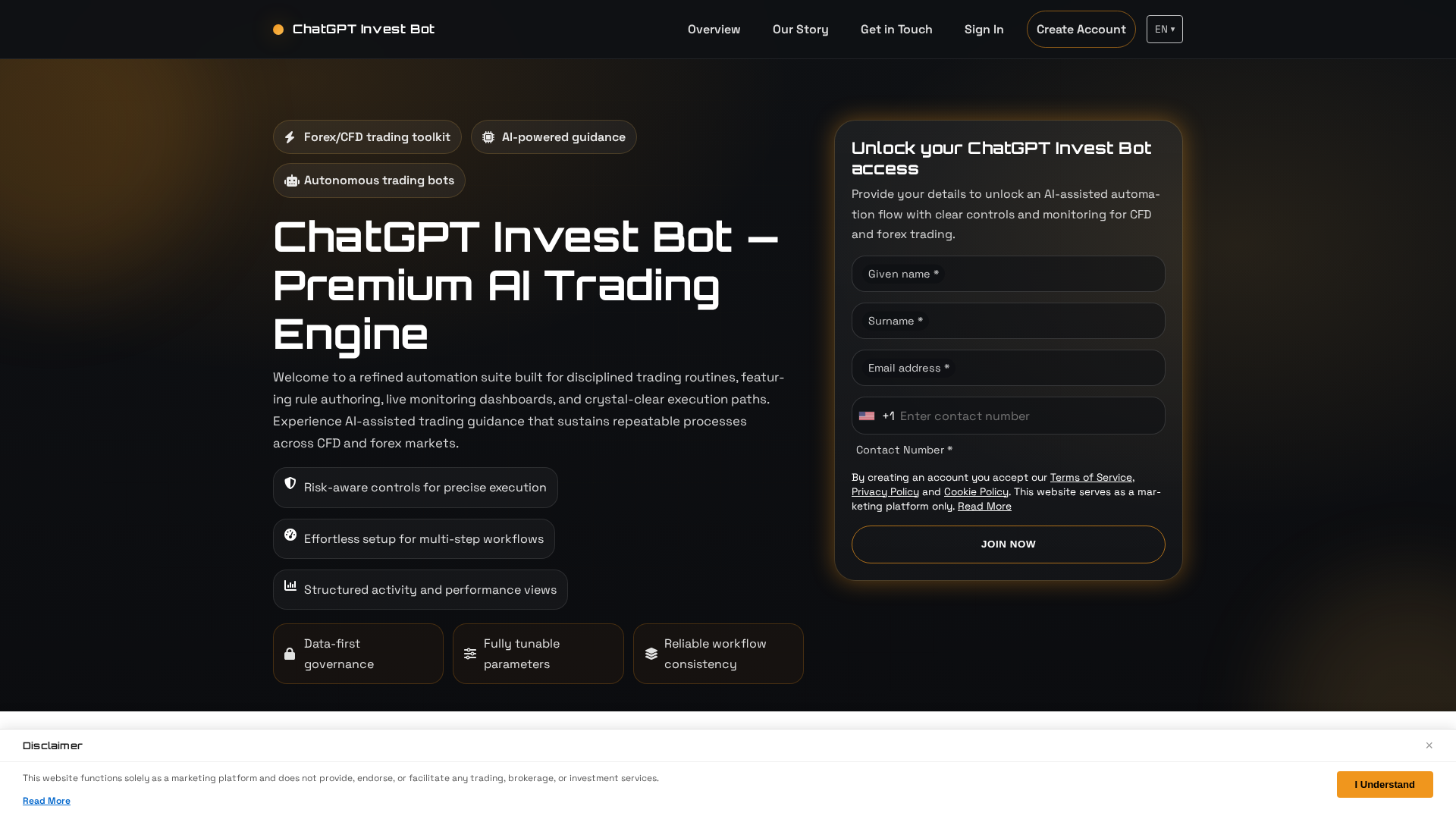 Screenshot of chatgptinvestbot.click