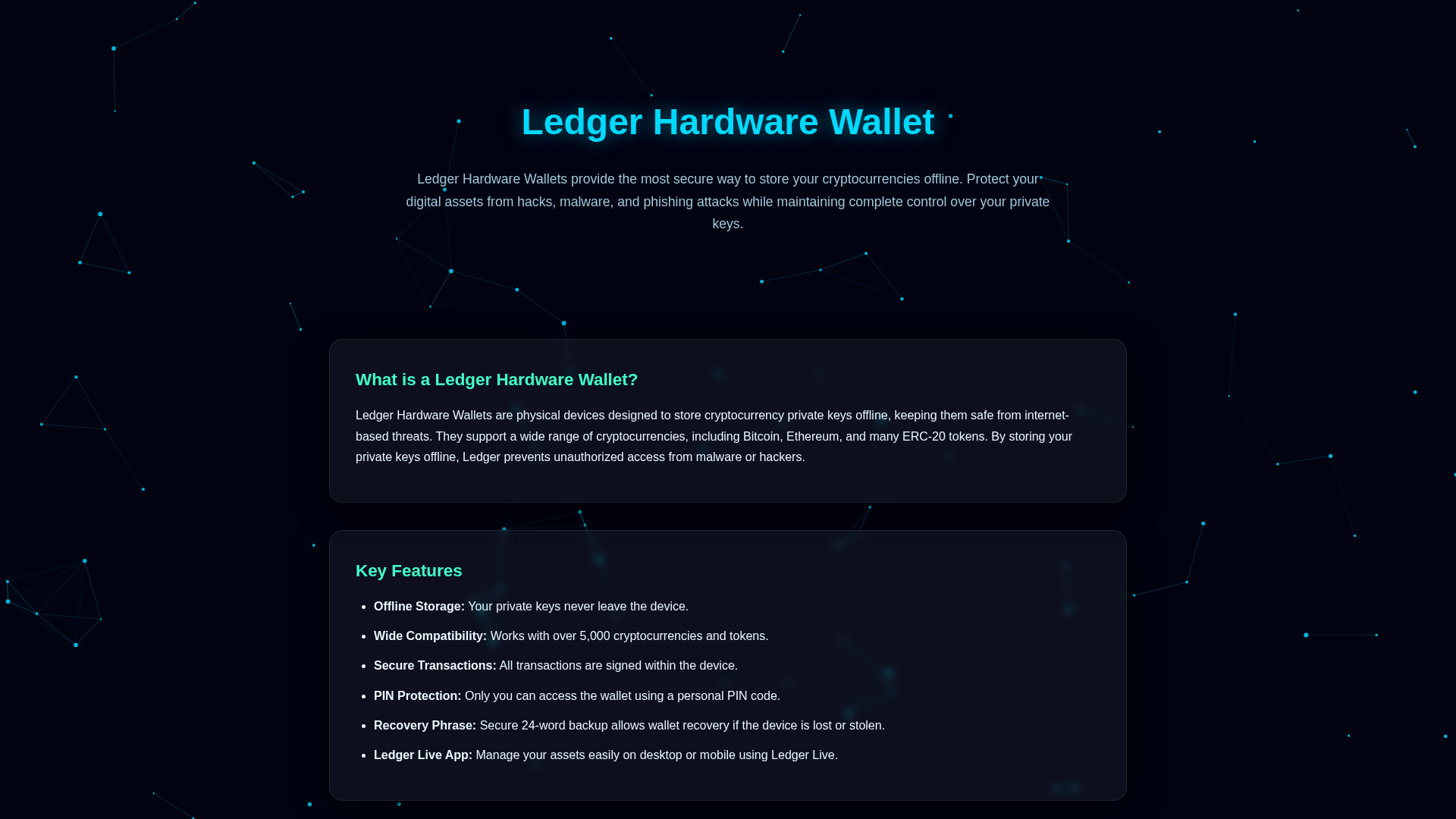 Screenshot of decrypt-ledger.pages.dev