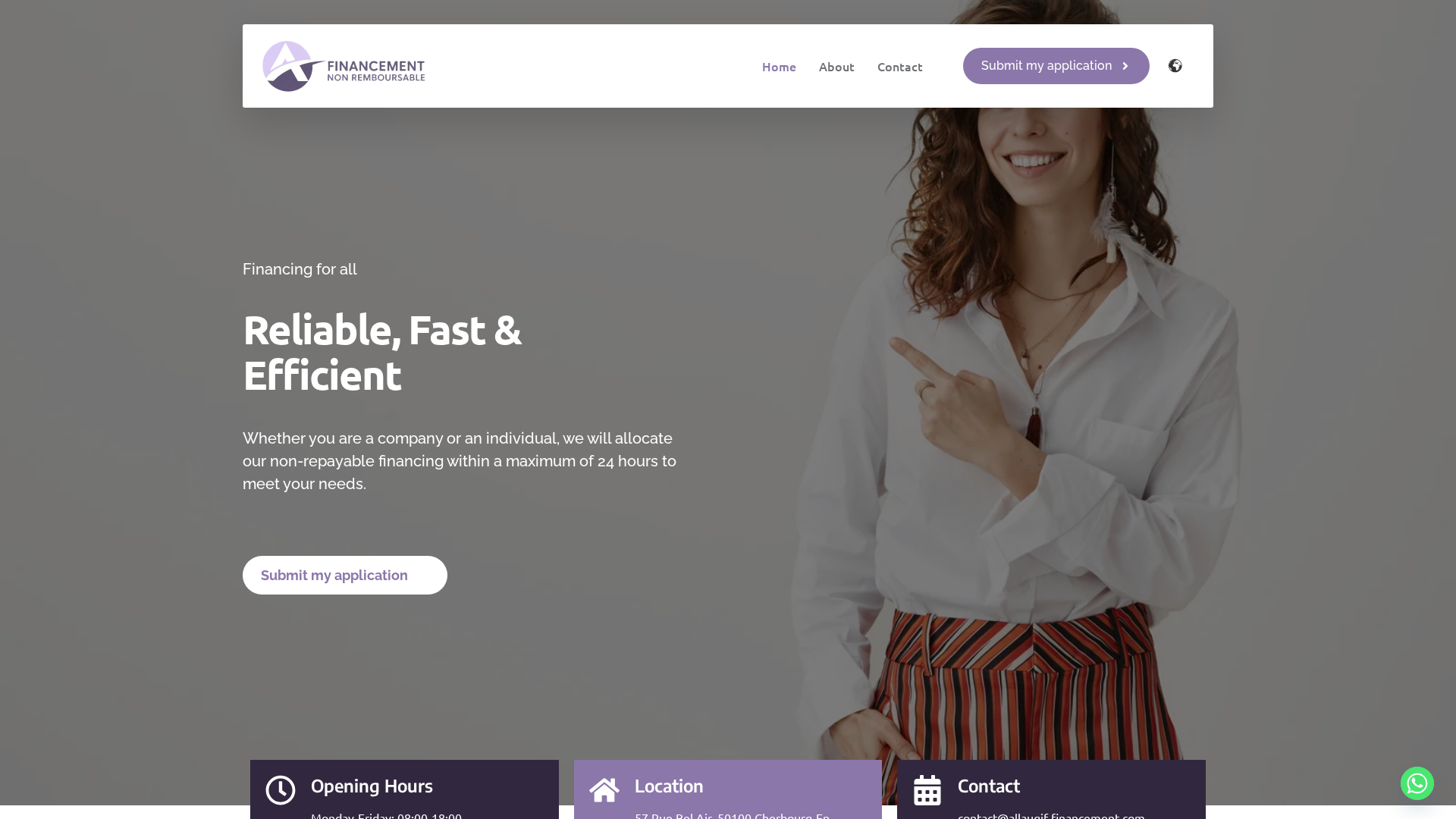 Screenshot of allaugif-financement.com
