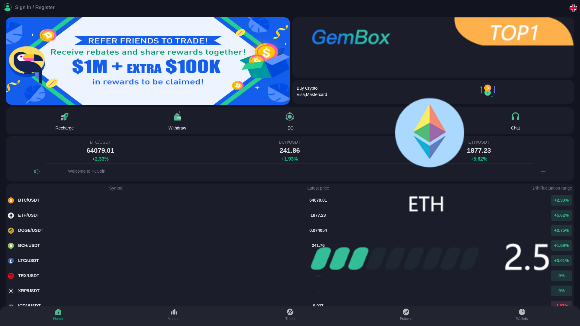 Screenshot of www.kucoinbuy.top