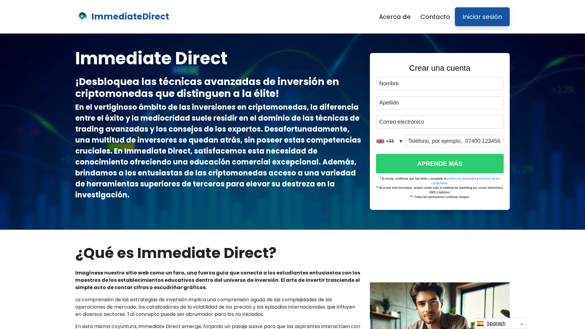 Screenshot of immediate-direct.com