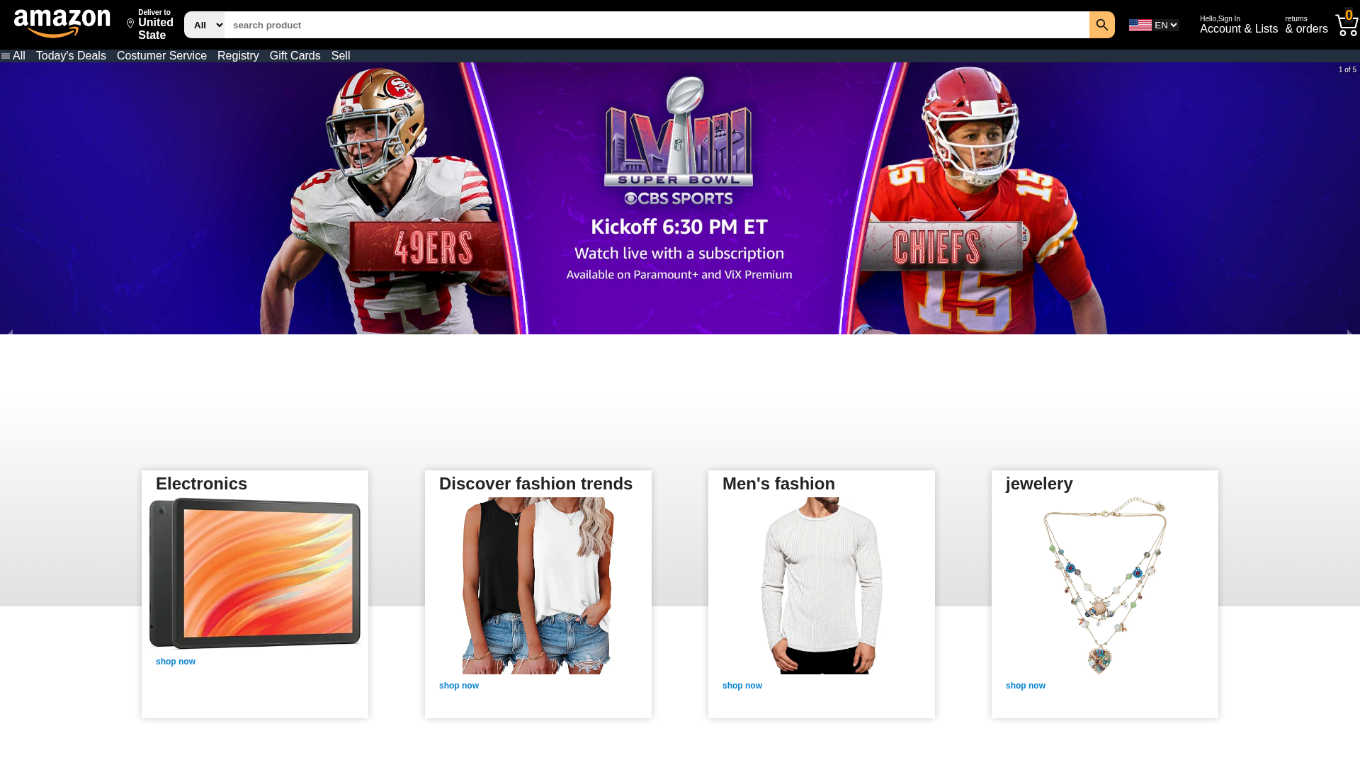 Screenshot of amazon-clone-frontend-moss.netlify.app