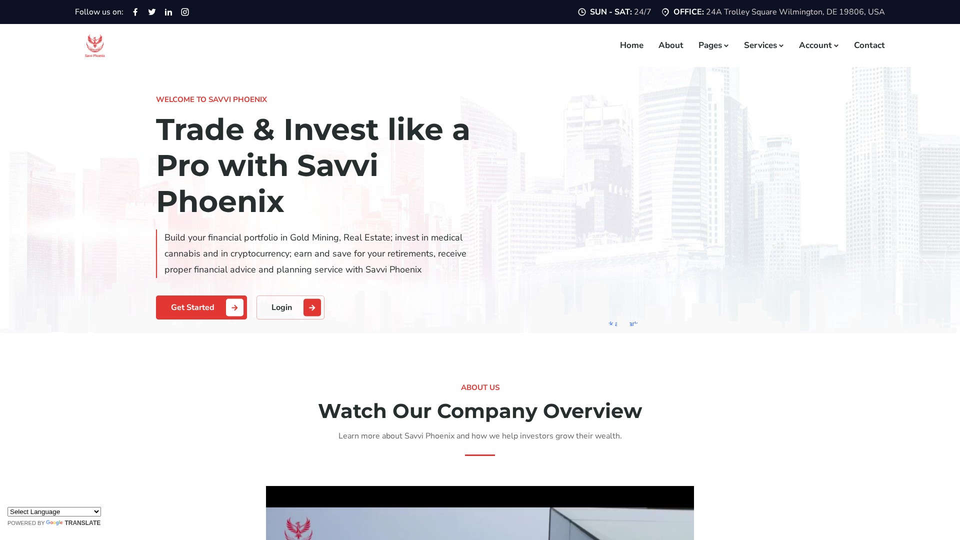 Screenshot of savviphoenix.com