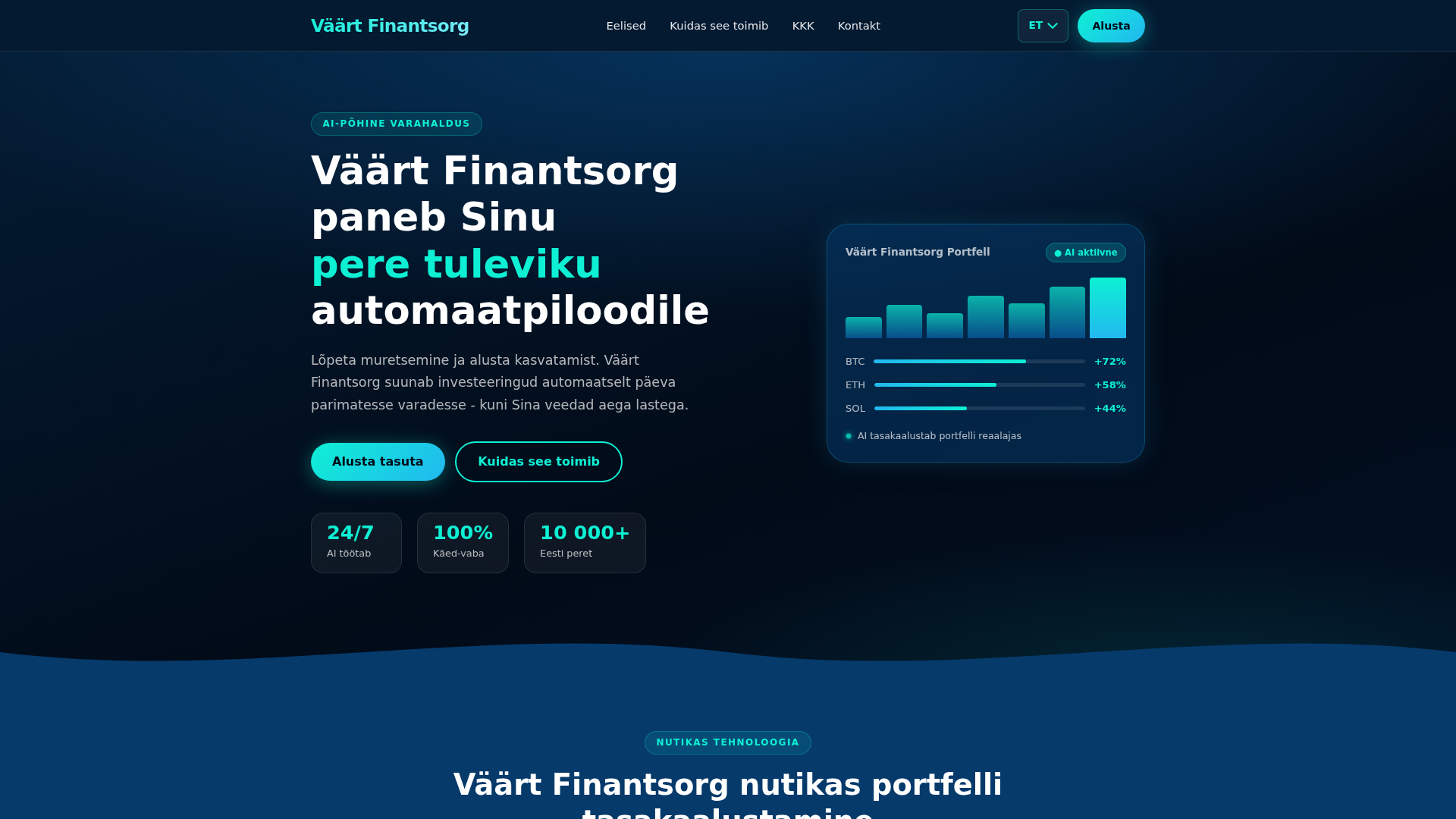 Screenshot of vrtfinantsorg.com
