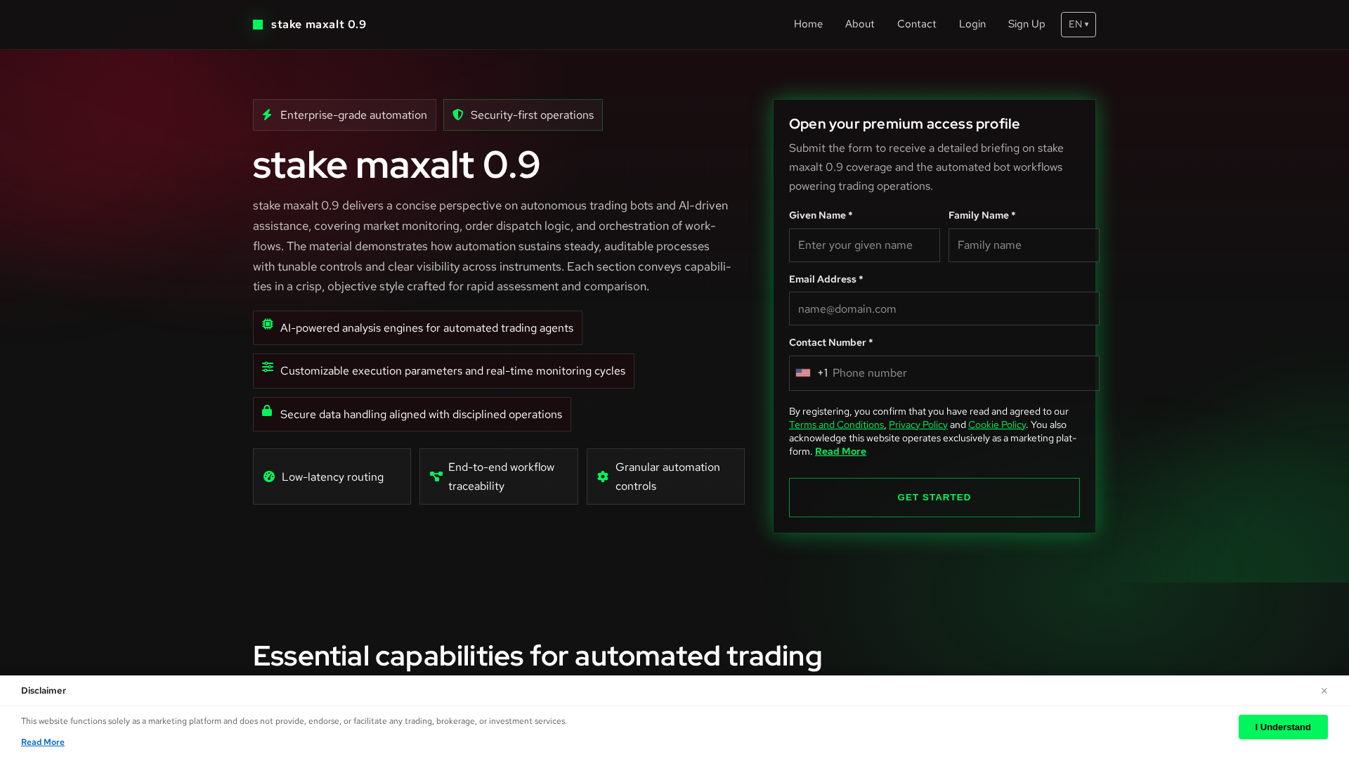 Screenshot of stakemaxalt9.pro