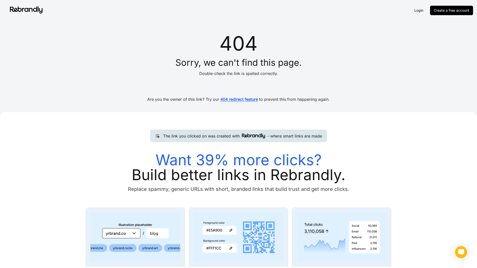 Screenshot of rebrand.ly