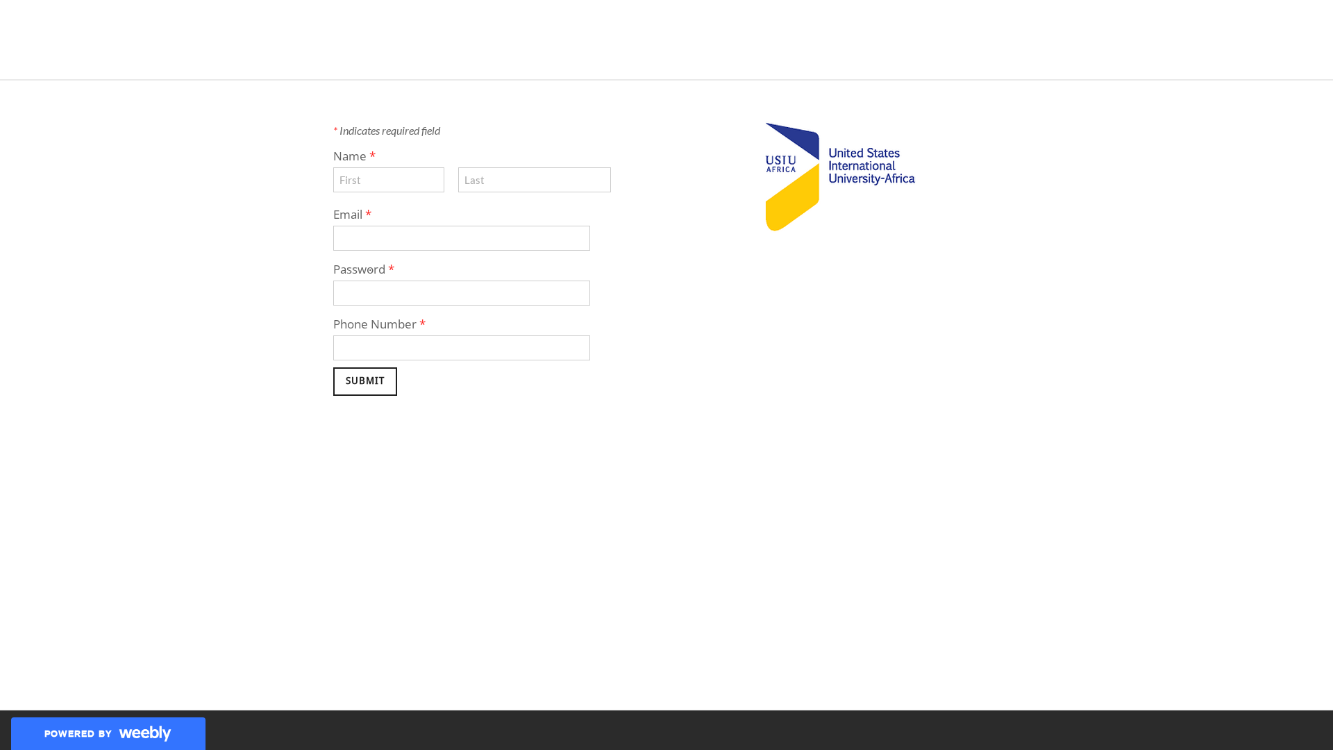 Screenshot of usiu-ac-ke.weebly.com
