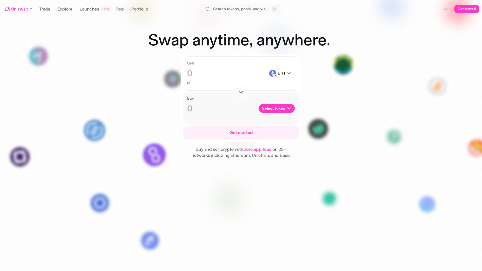 Screenshot of www.web-web-gateway-env-picker-uniswap.vercel.app