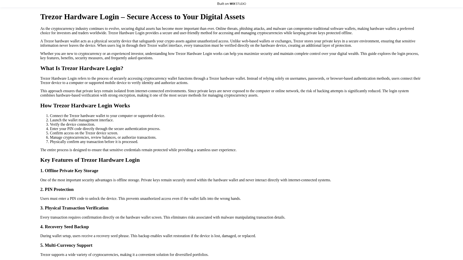 Screenshot of hadware-secure.wixstudio.com