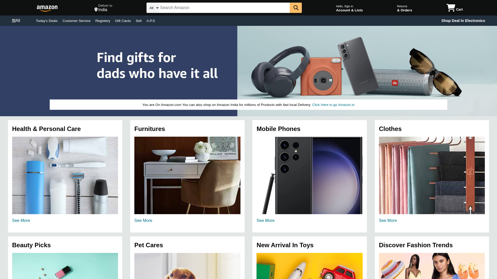Screenshot of www.amazon-clone-three-sand.vercel.app