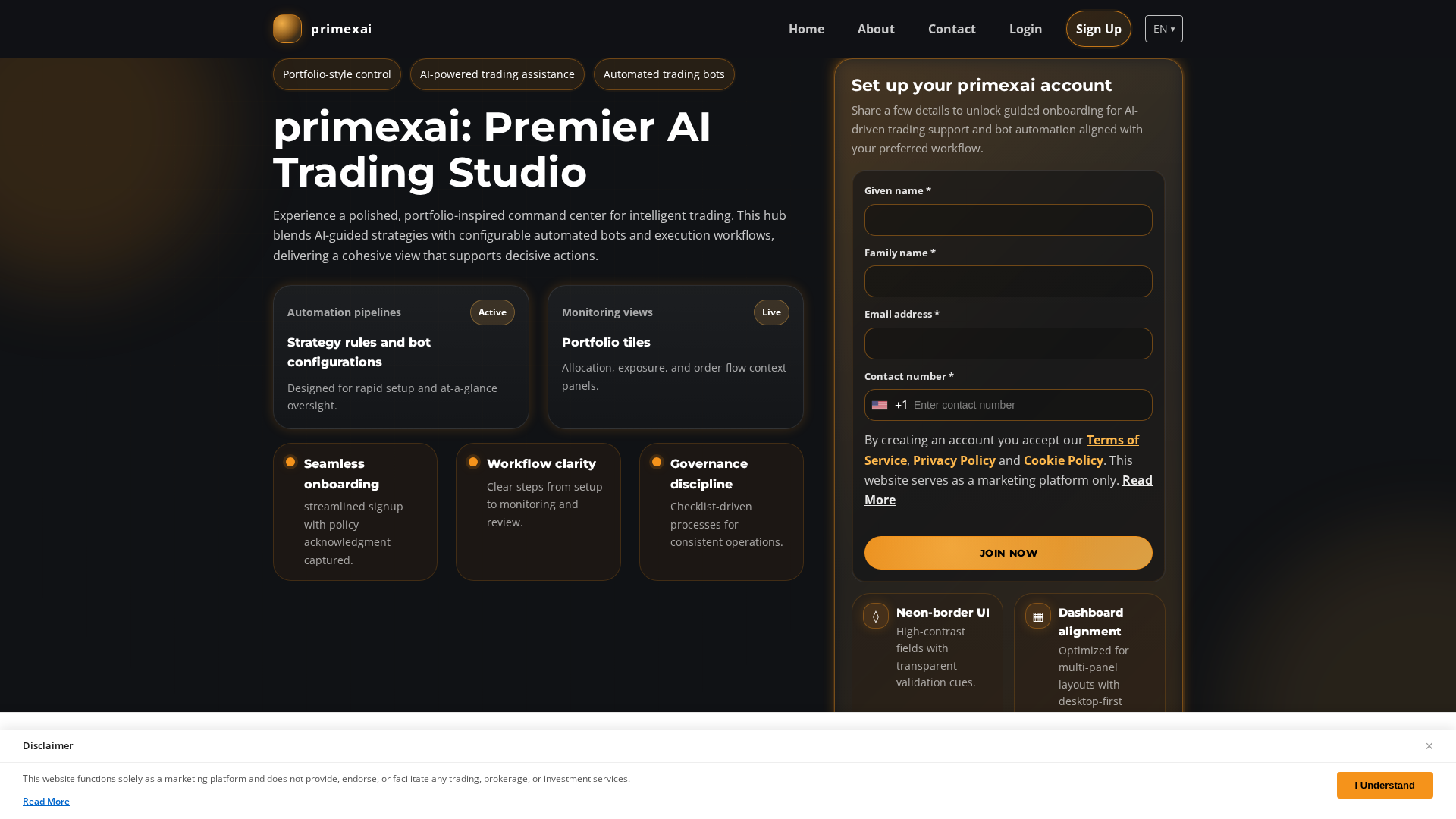 Screenshot of primexai.shop