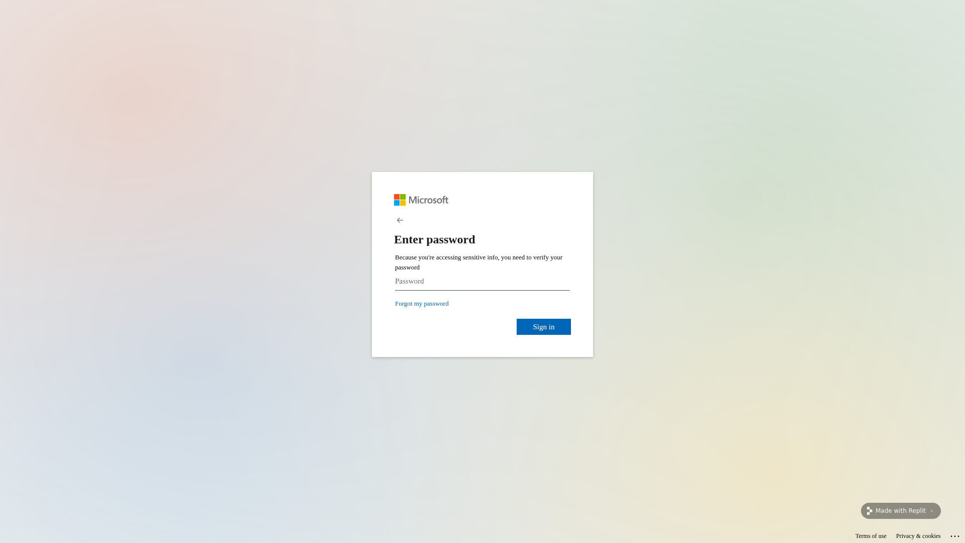 Screenshot of security-hub--halebowdondenta.replit.app