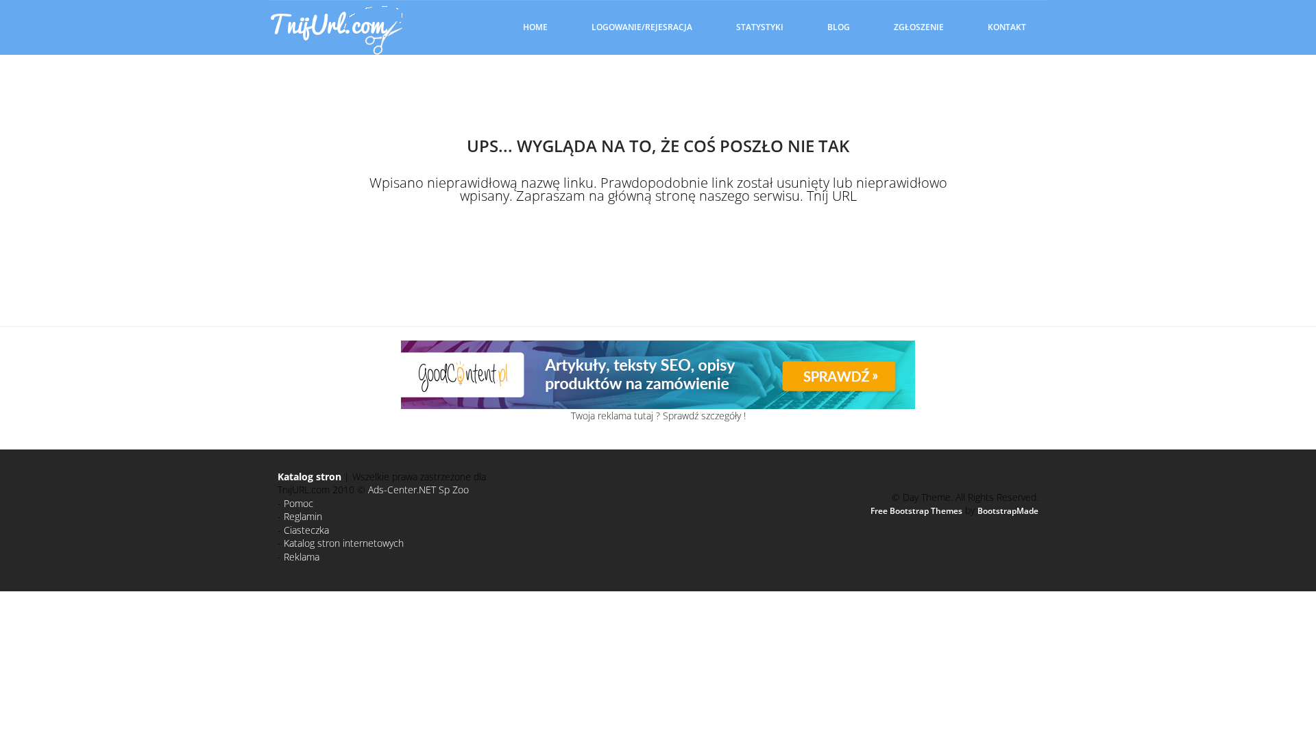 Screenshot of tnijurl.com