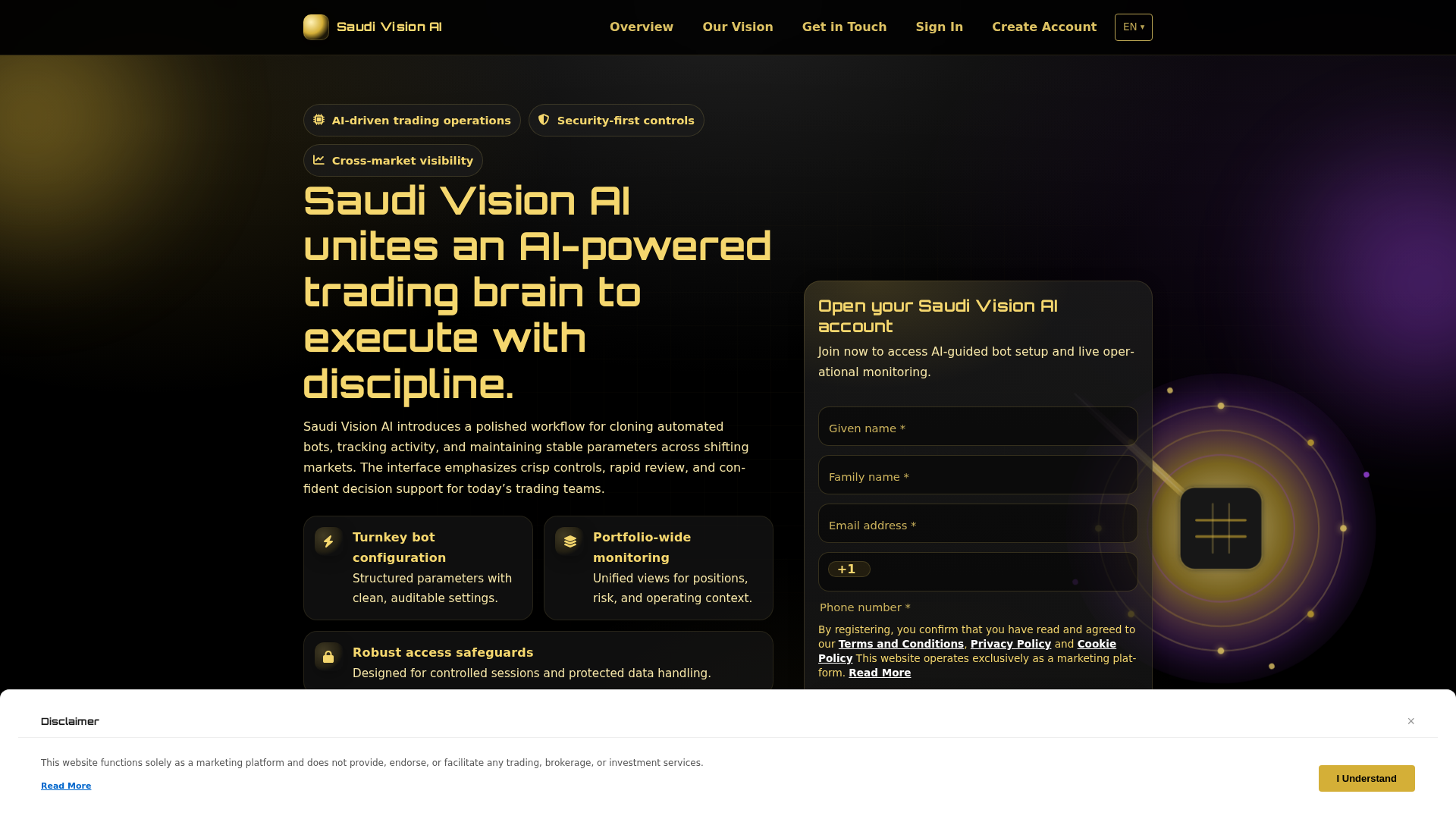 Screenshot of saudivisionaisystem.com