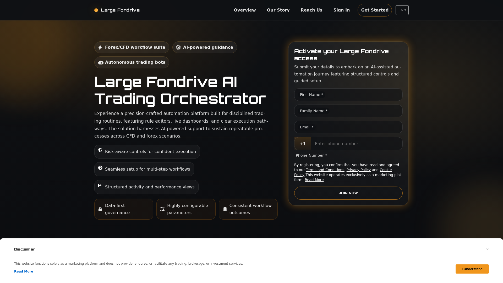 Screenshot of largefondrive.click