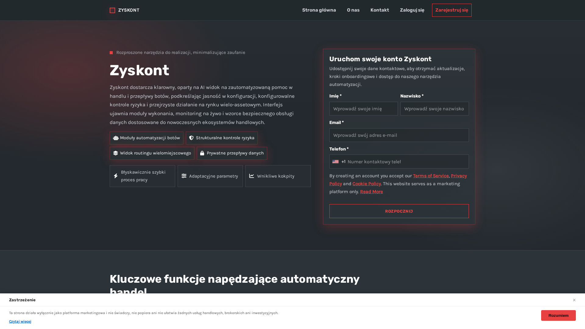 Screenshot of zyskont.pro