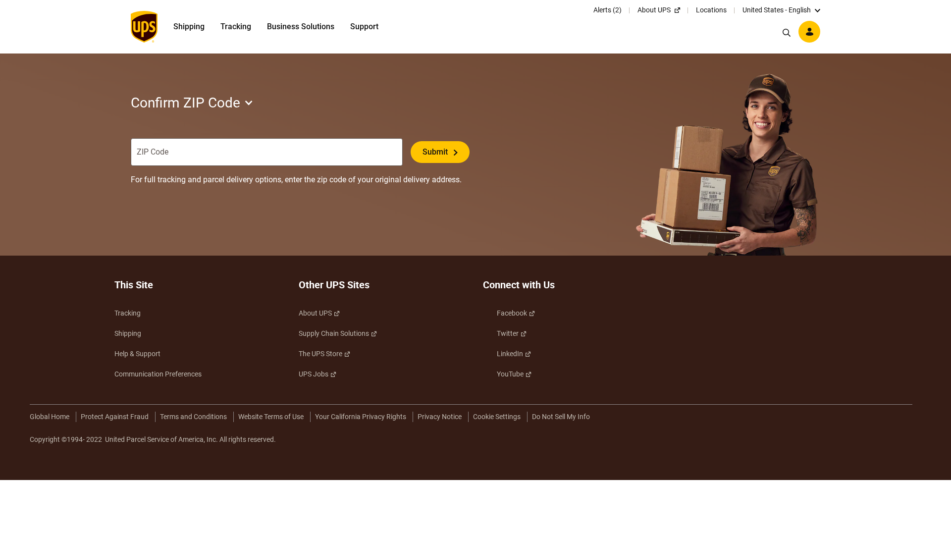 Screenshot of track-my-package.billingid-4365.com.66-94-120-142.nip.io
