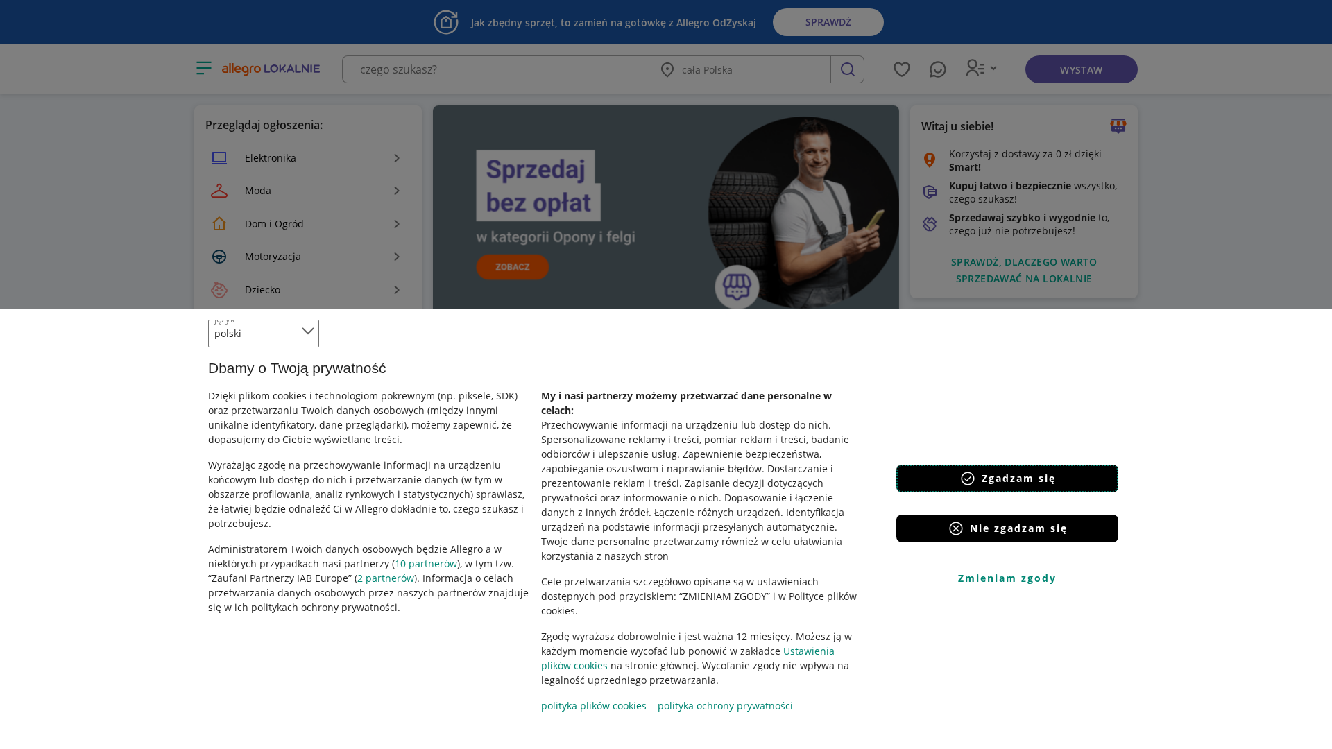 Screenshot of allegrolokalnie.pl-634634643775373.click