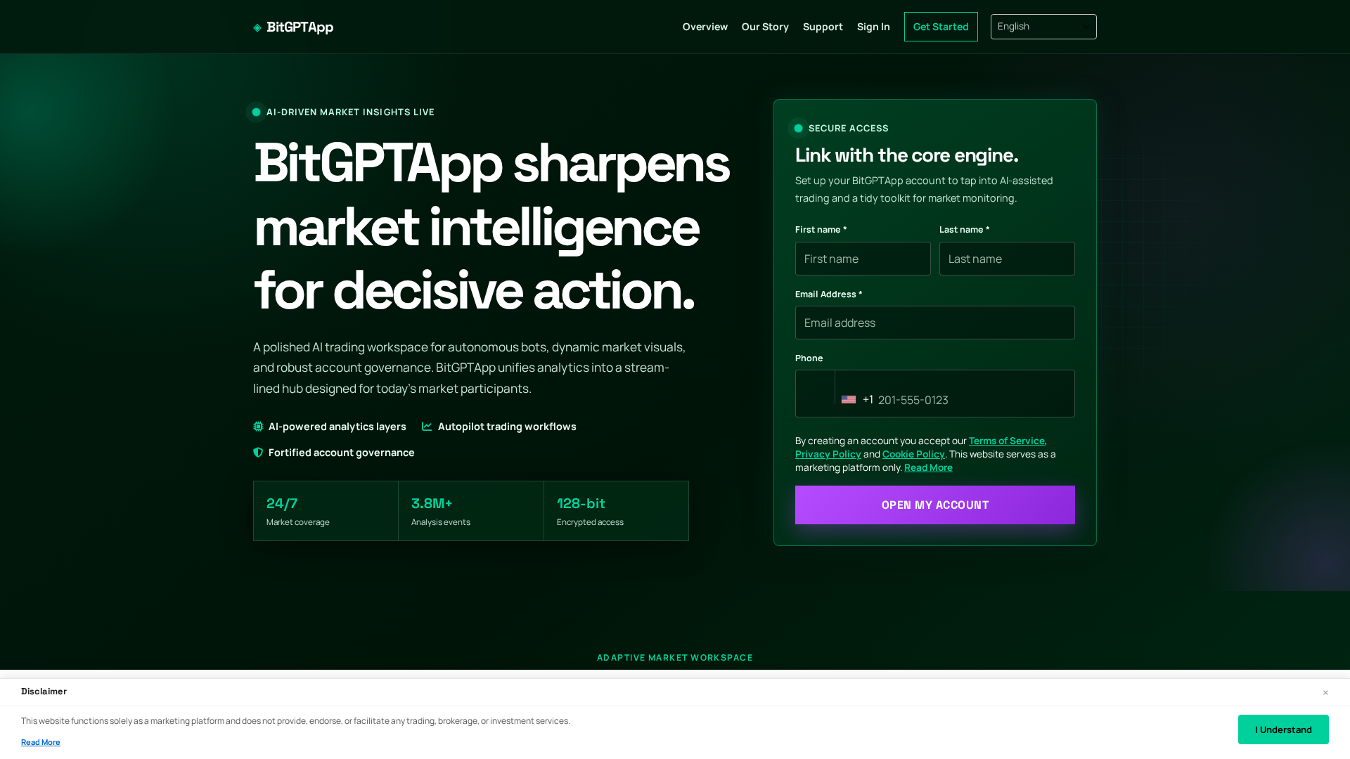 Screenshot of bitgptapp.digital