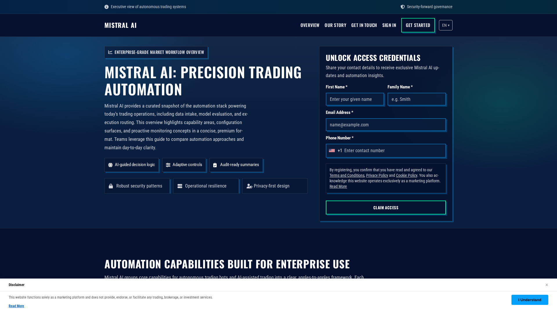 Screenshot of mistral-ai-pro.com