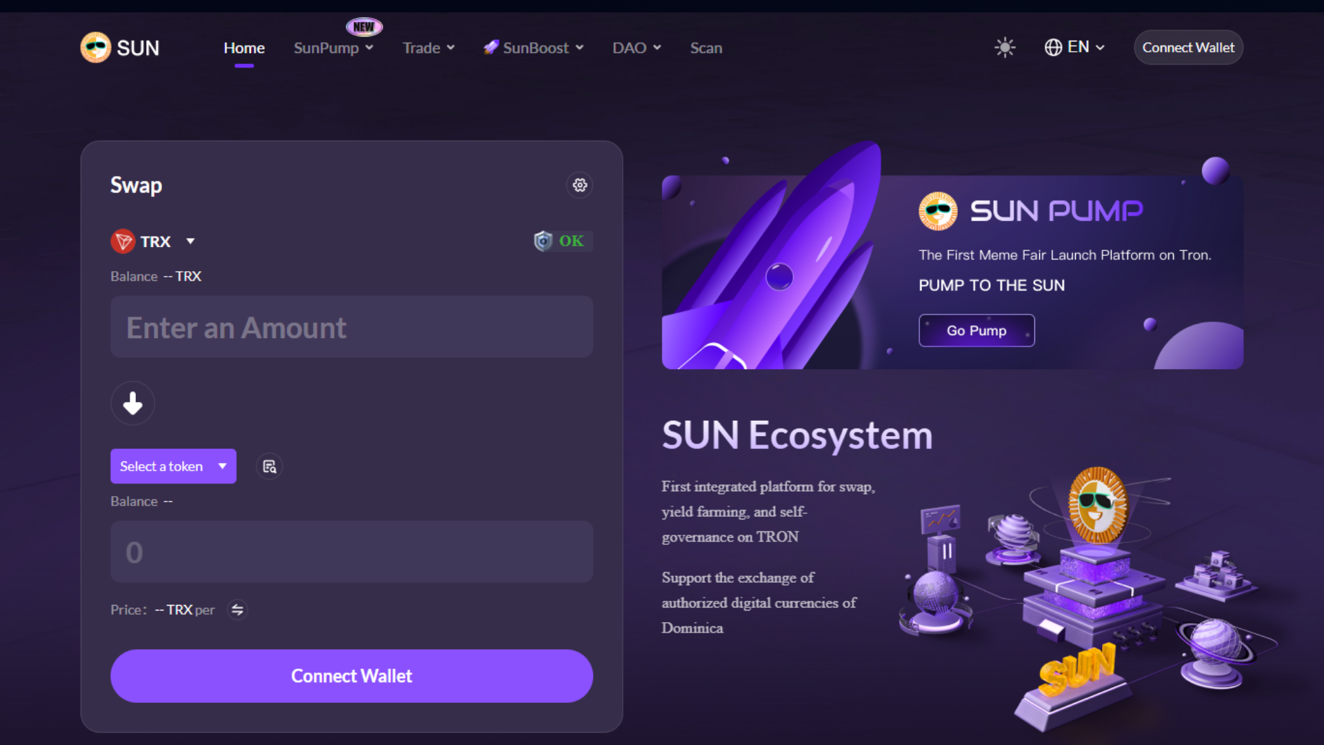 Screenshot of setup-sunswaap-eng.pages.dev