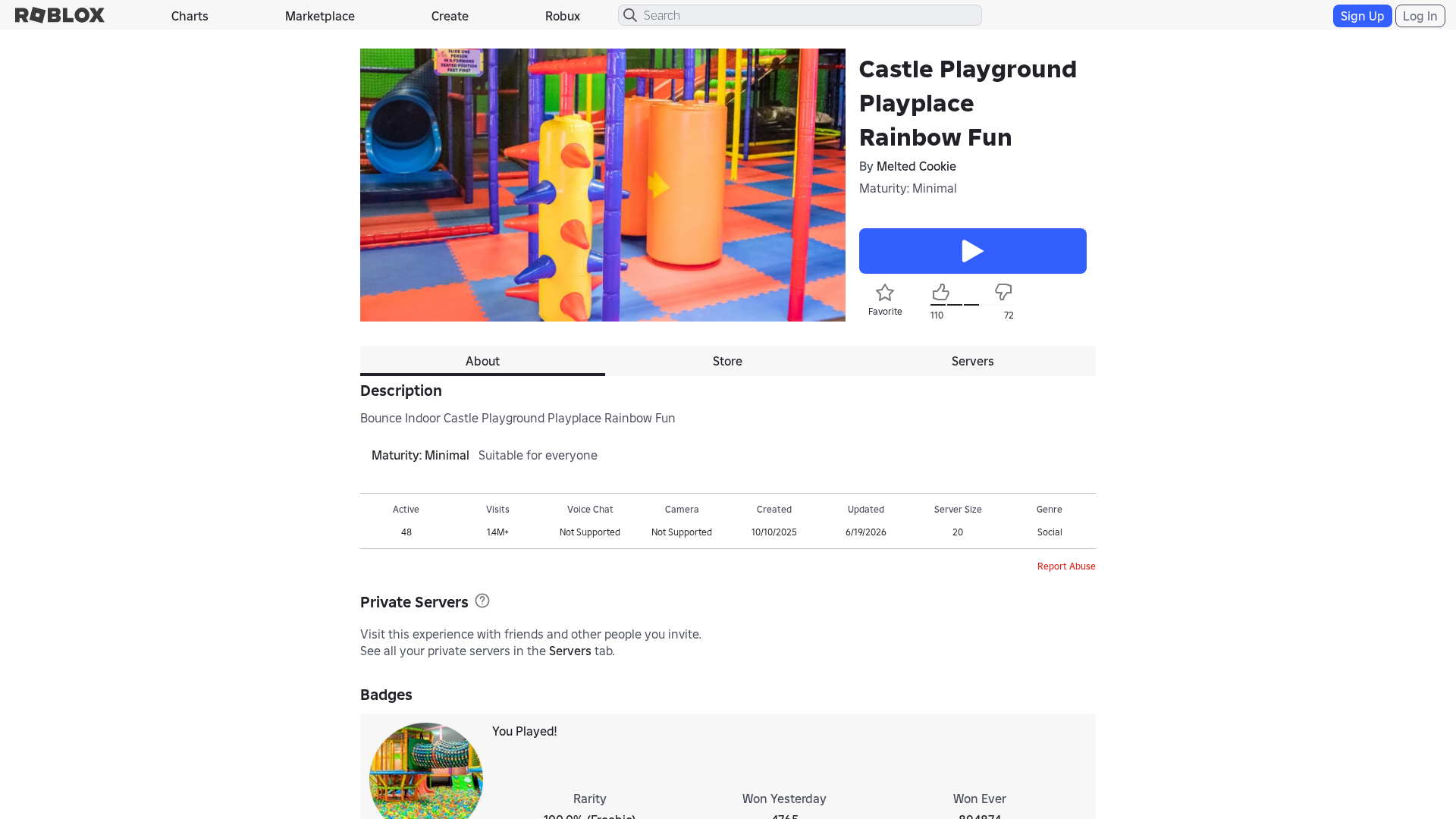Screenshot of www.roblox.com.et