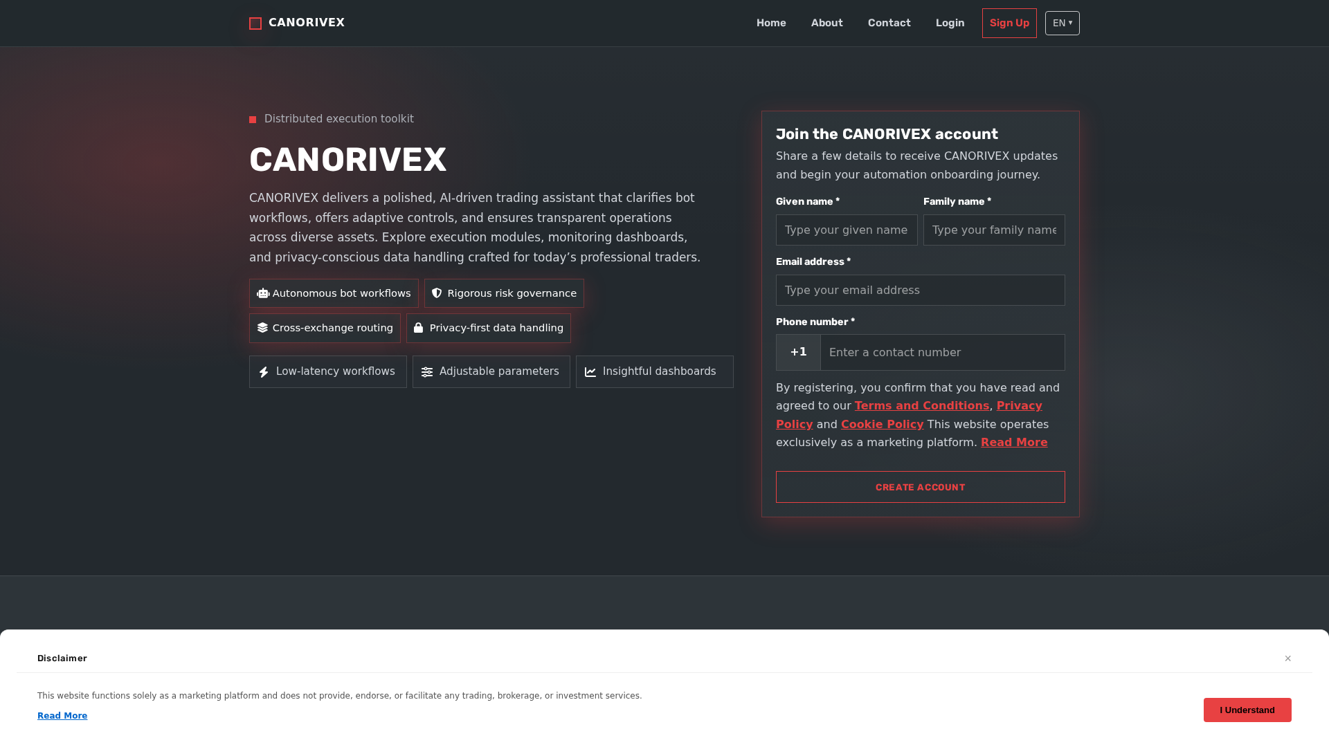 Screenshot of canorivex.click
