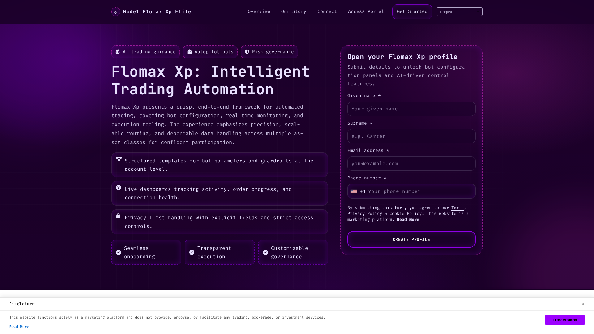 Screenshot of modelflomax-xp-platform.sbs