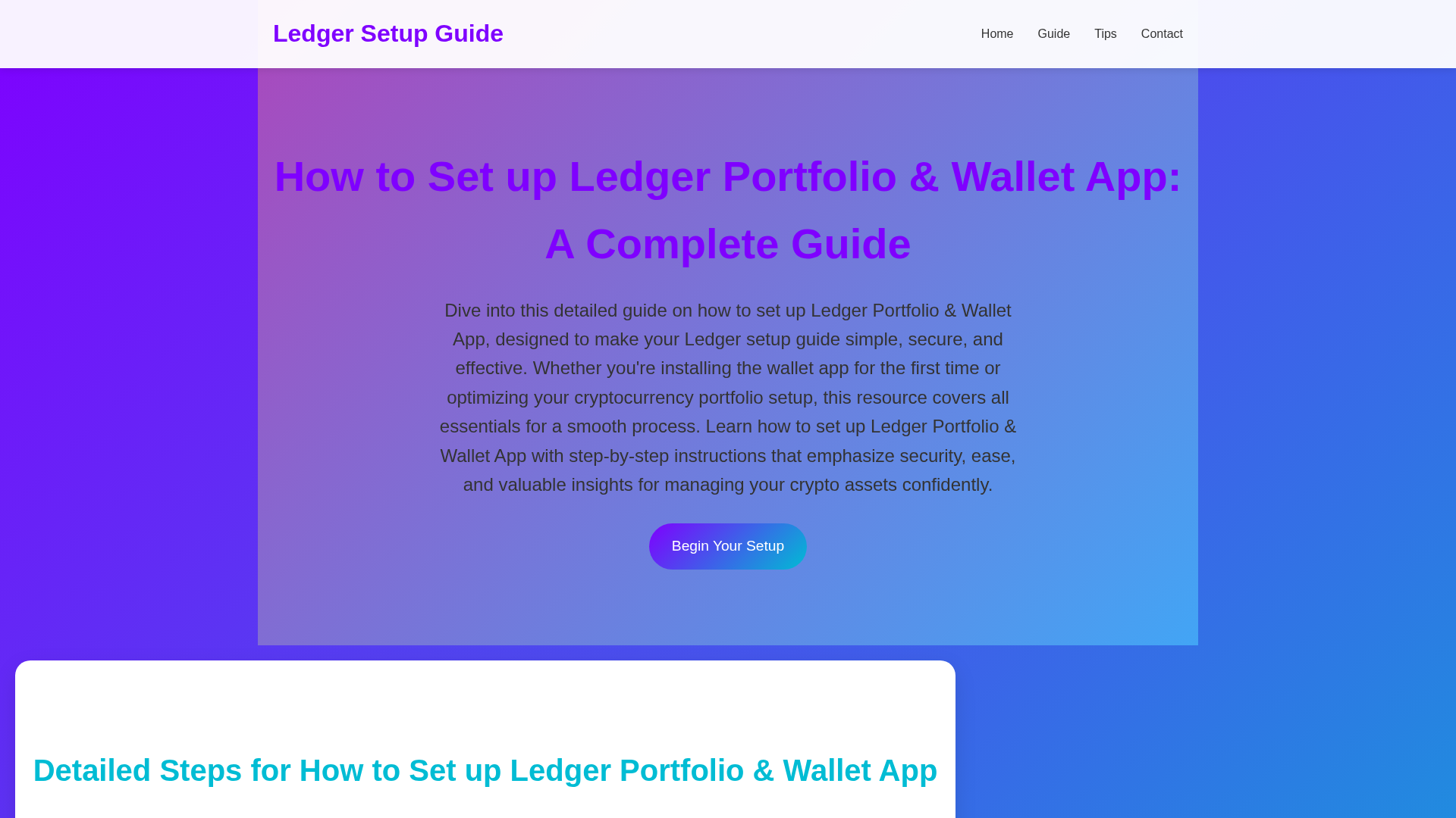 Screenshot of ios-ledgr-starts.pages.dev