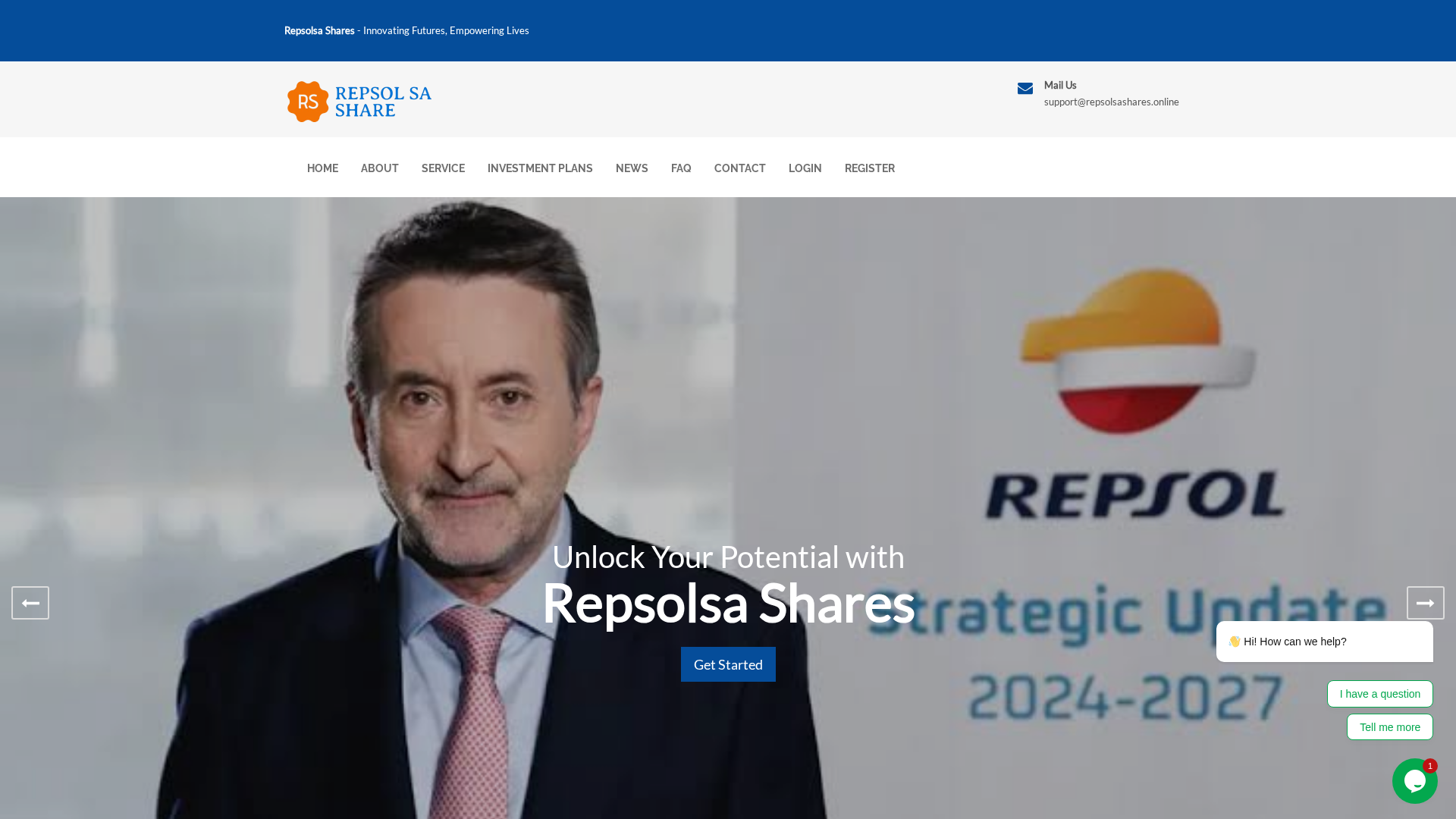 Screenshot of repsolsashares.online