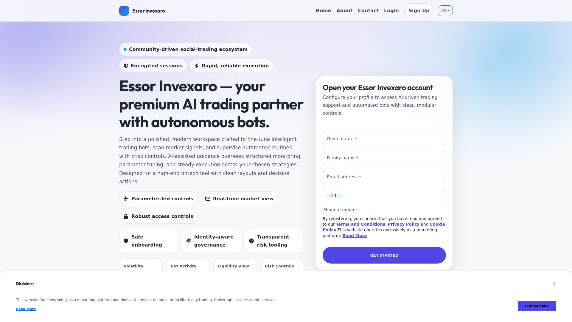 Screenshot of essorinvexarotech.com