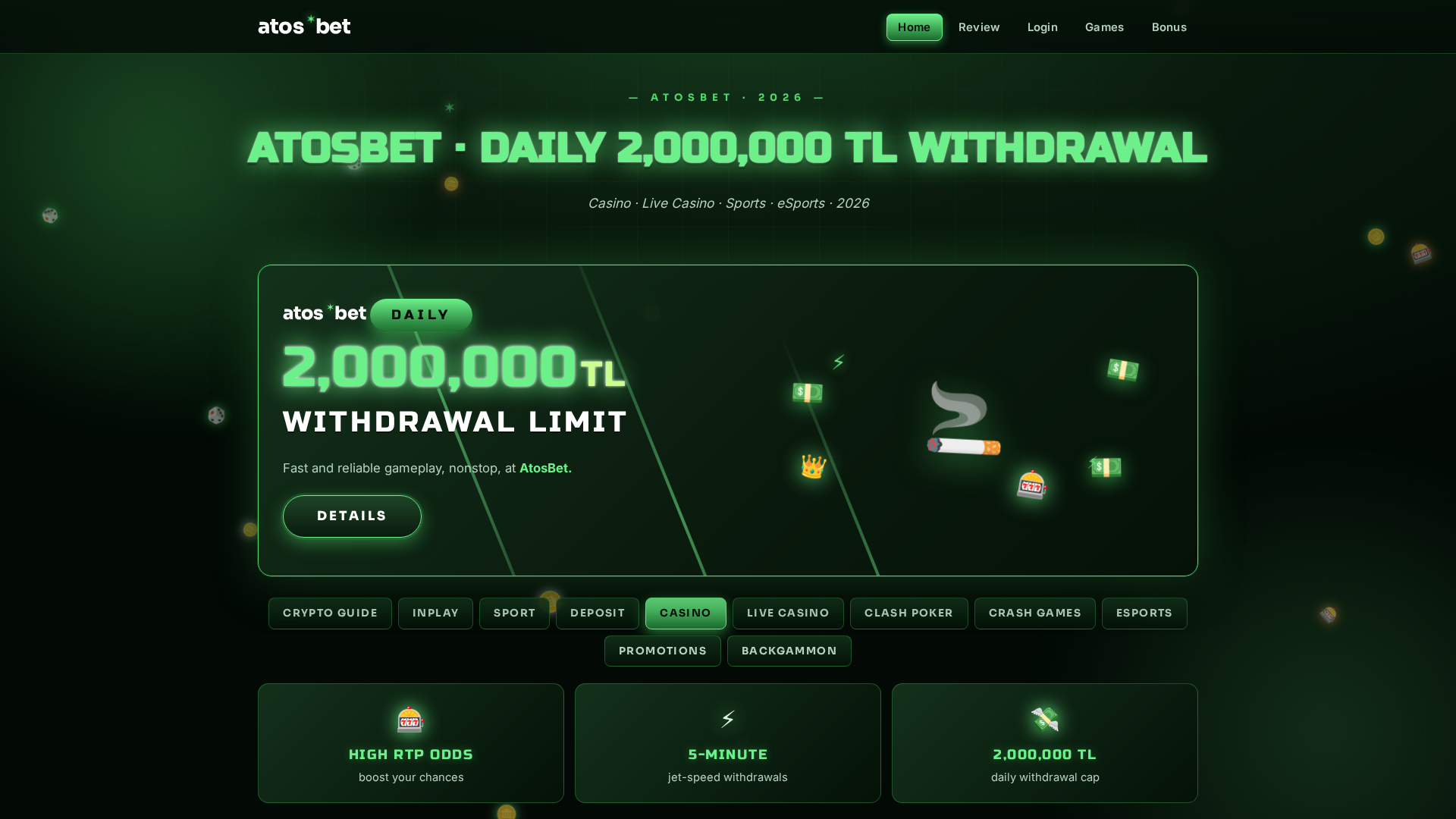 Screenshot of atosbet.pro