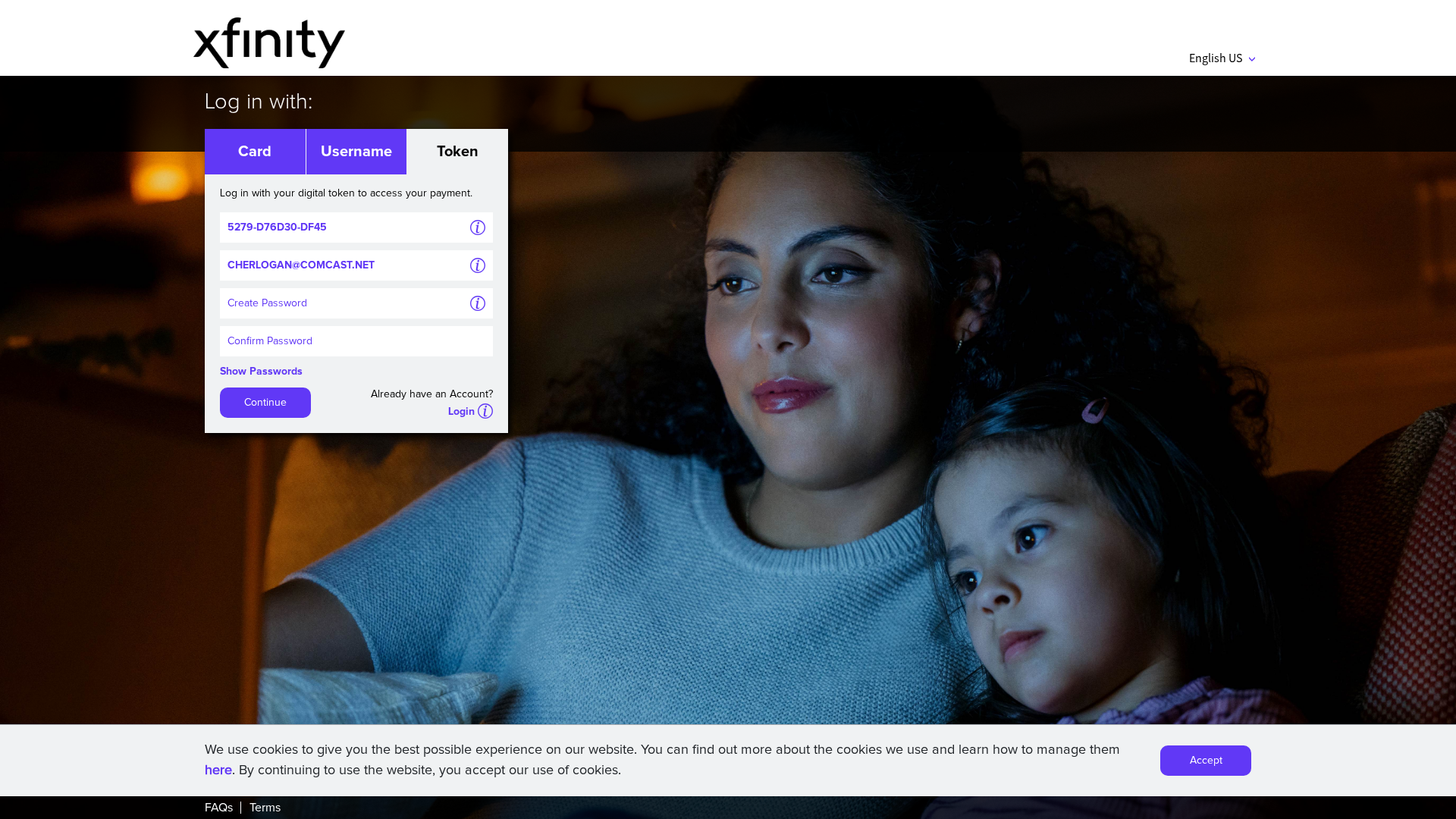 Screenshot of www.xfinityrefunds.com